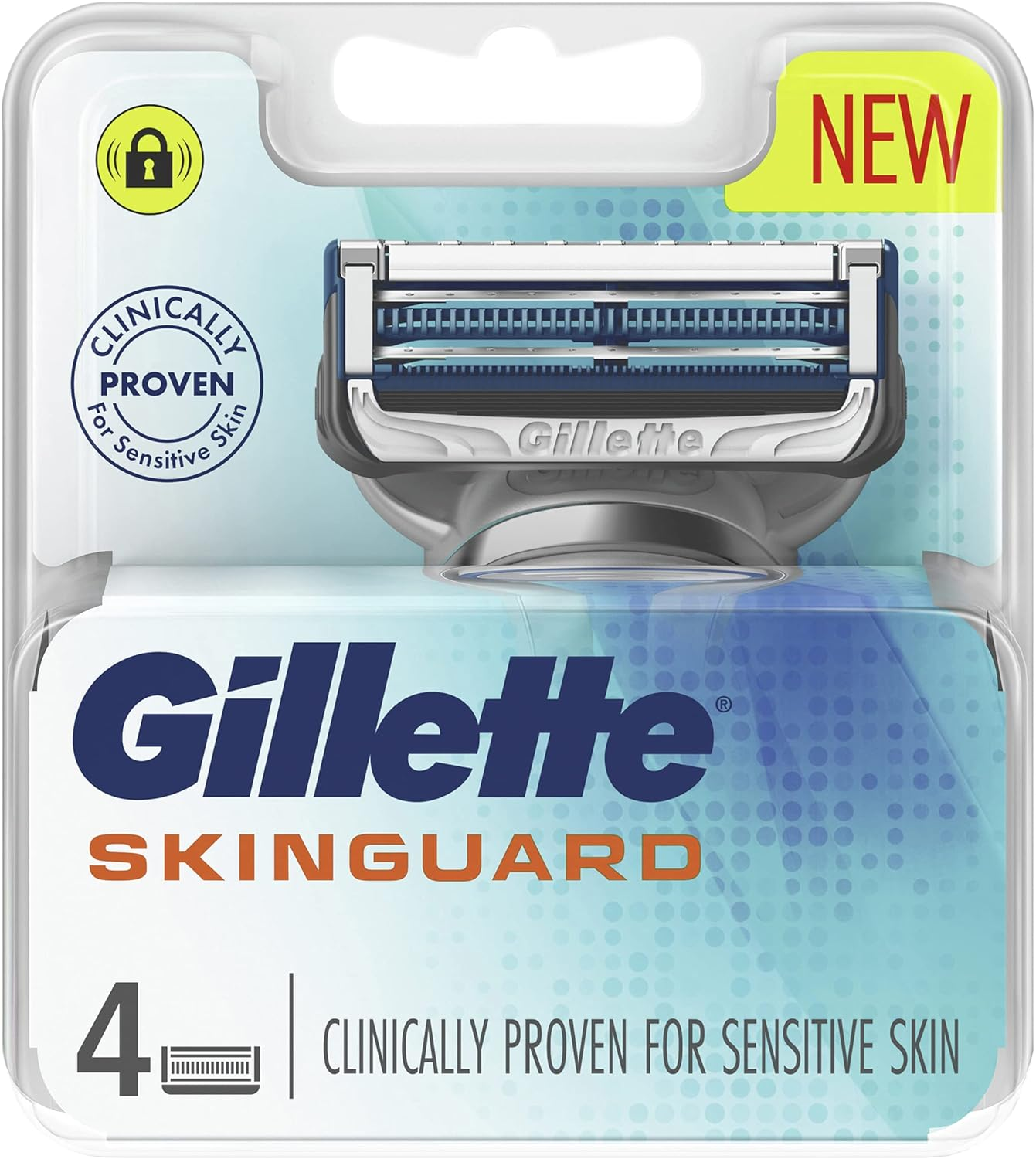 Gillette Skin Guard Manual Razor Blades, 4 Count