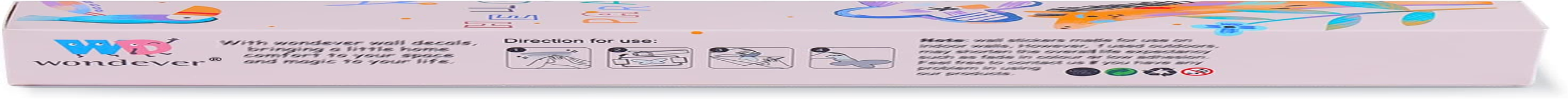 Wondever Boho Flower Wall Stickers Wildflower Floral Grass Peel and Stick Wall Art Decals for Living Room Bedroom TV Wall image number 3