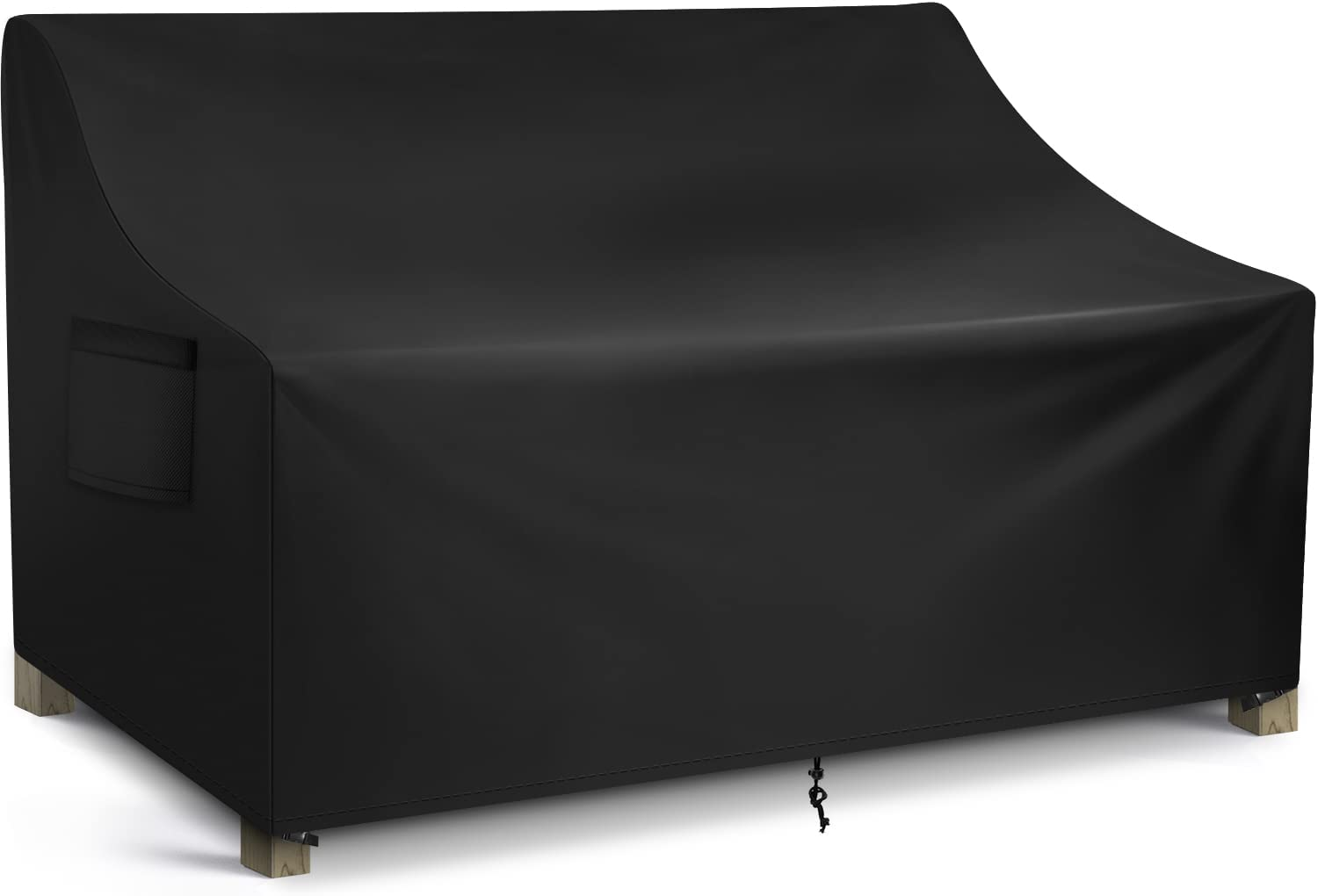 WLEAFJ Patio Sofa Cover Waterproof, Outdoor Loveseat Cover, Heavy Duty Outdoor Couch Cover, Large Lawn Patio Furniture Covers with Air Vent, 54&rsquo;&rsquo; W X 37&rsquo;&rsquo; D X 35&rsquo;&rsquo; H image number 2