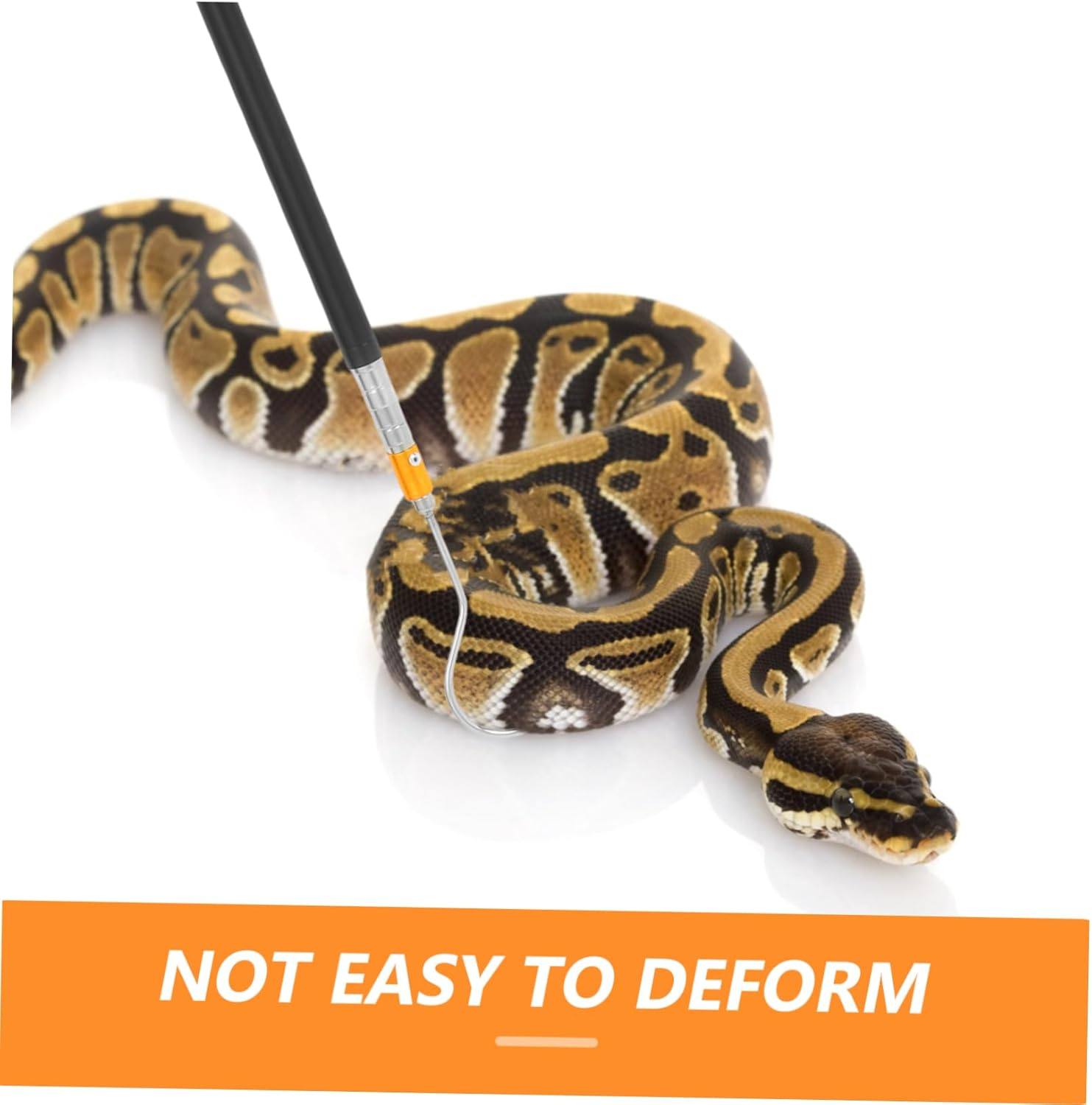 FONDOTIN Adjustable Stainless Steel Snake Hook Telescoping Tool for Safe Handling of Various Easy to Carry and Store for Snake Catchers and Enthusiasts image number 4