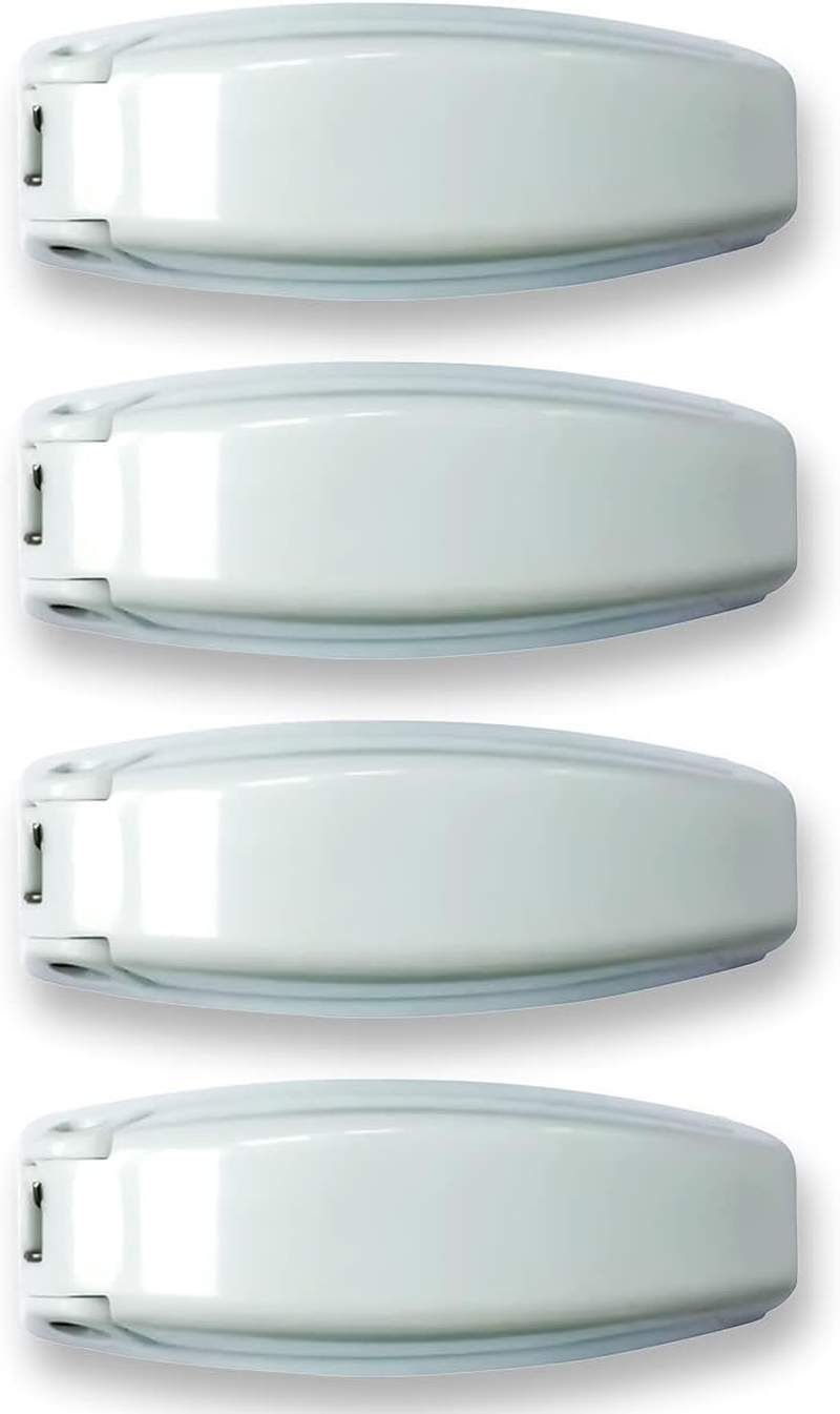 NU-SET | 4RV013 RV Baggage Door Catch | 4 Pack | RV Accessories & Door Hardware (White) image number 5