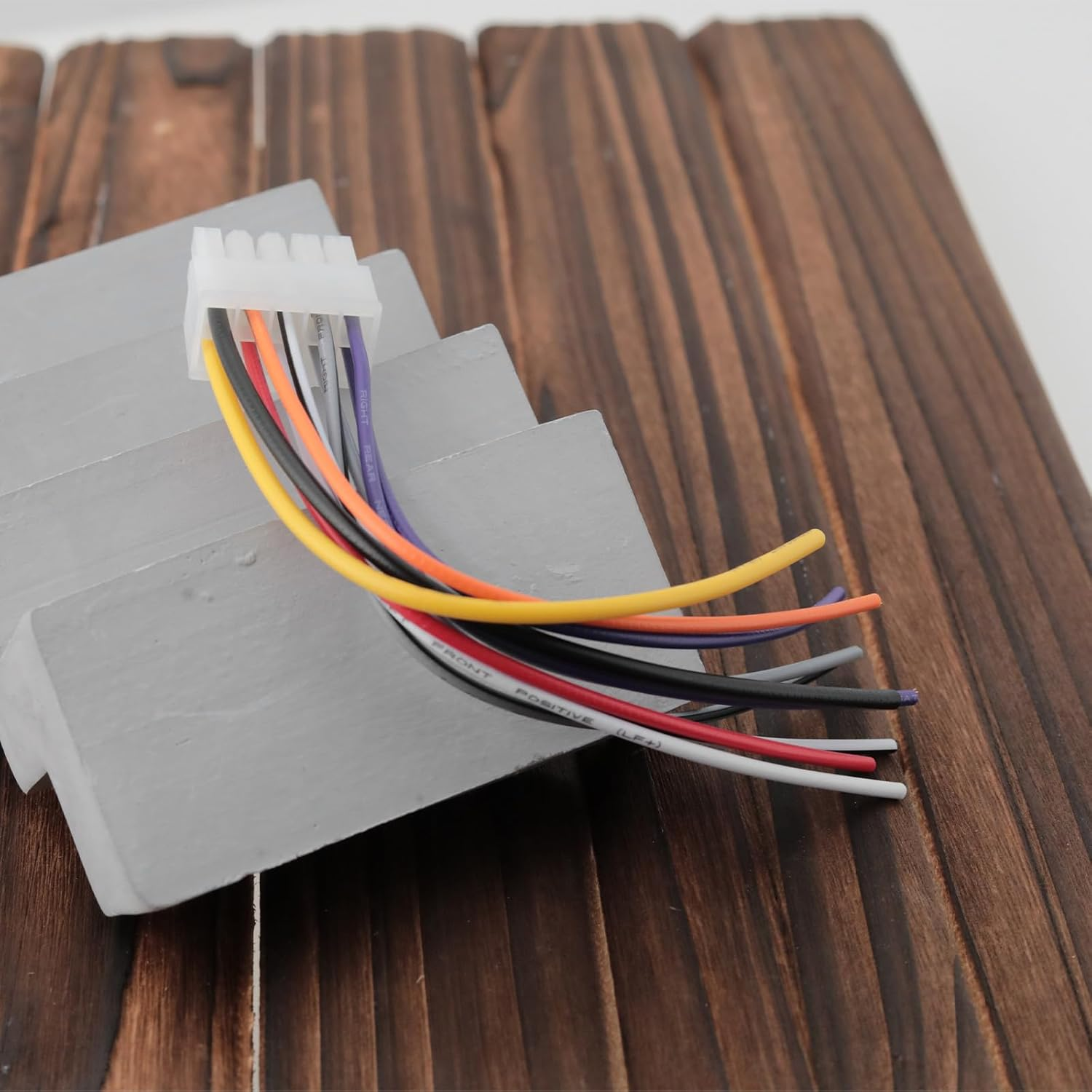 SING F LTD 1Pc 10-Pin Car Audio Connection Plug Harness Compatible with Kicker Bassstation PT10 PT250 11PT8 11HS8 Cable Length 14Cm image number 6