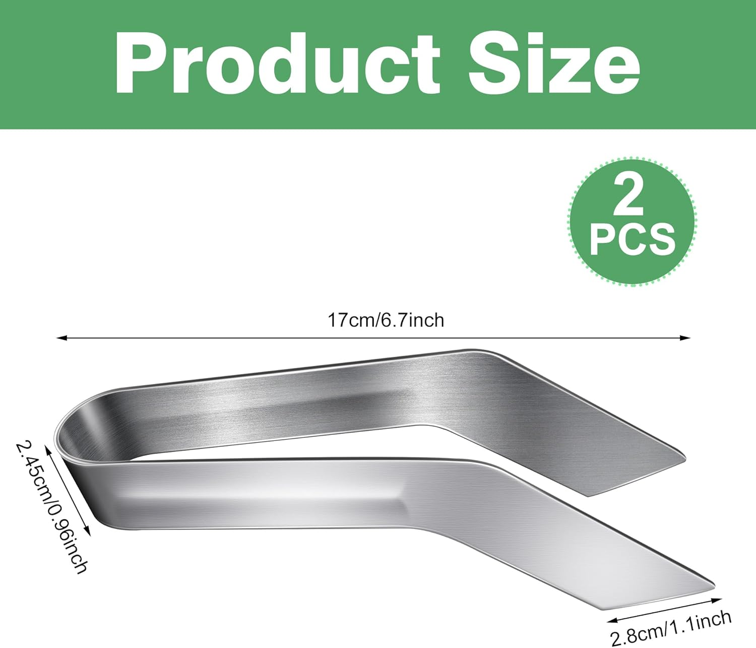 2 Pcs Seedling Transplant Tongs- 6.7 Inch Stainless Steel Gardening Plants Transplant Tongs- Seedling Remove Transplant Pliers for Reducing Root Damage image number 5