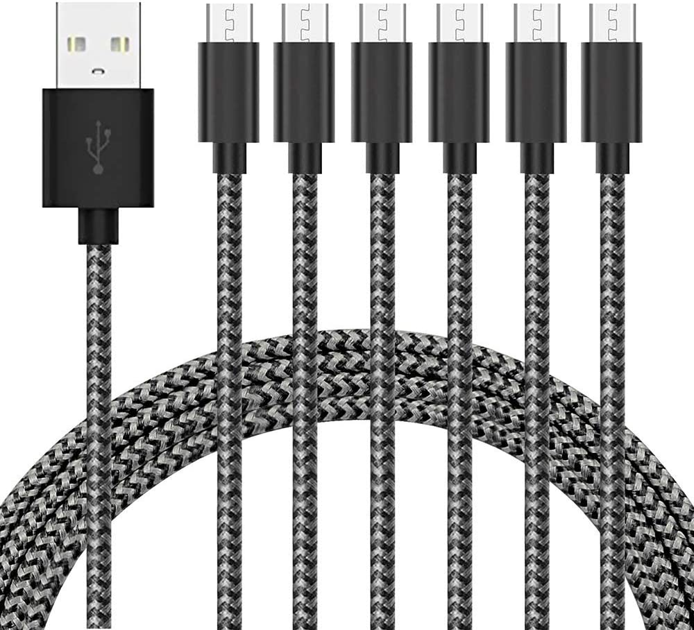 G GOPALA Micro USB Cable Android Charger [6-Pack 5Ft] Nylon Braided Fast Sync&Charging Cord for Android, Samsung, Nexus, LG, HTC, Nokia, Sony, and More image number 4