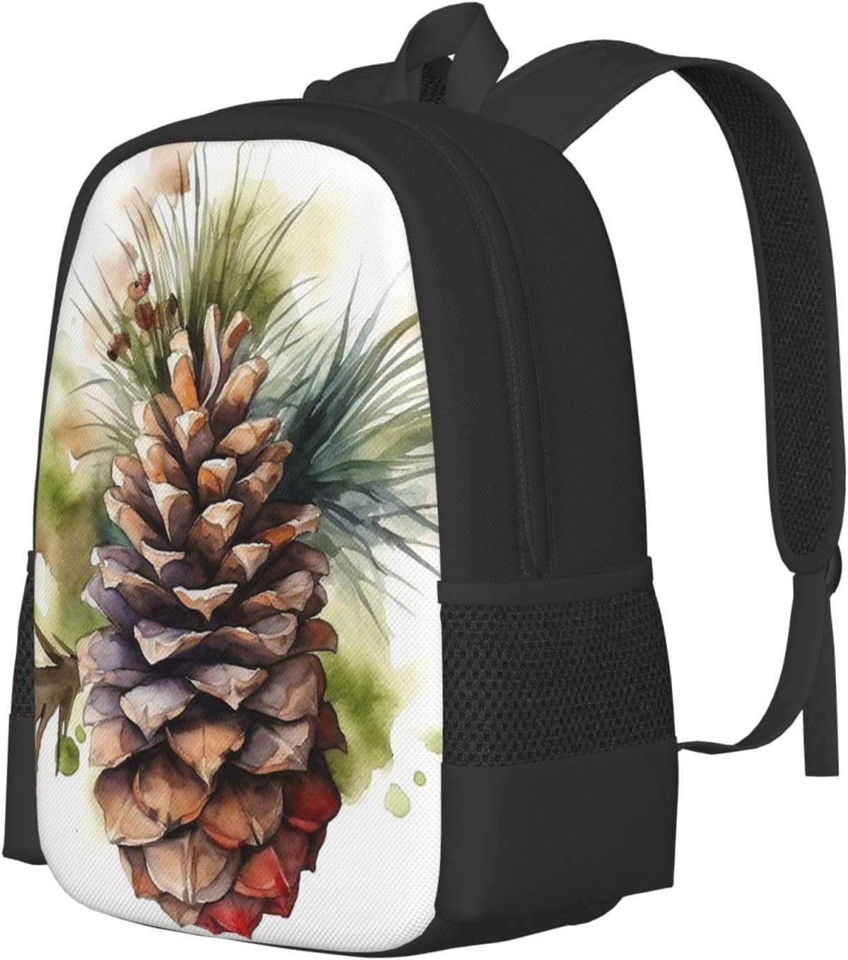 AQRJKHD Red and Black Rose Travel Backpack for Women Work Business Backpack Purse 15.6 Inch Laptop Backpack for Men - Pink Purple Butterfly image number 7