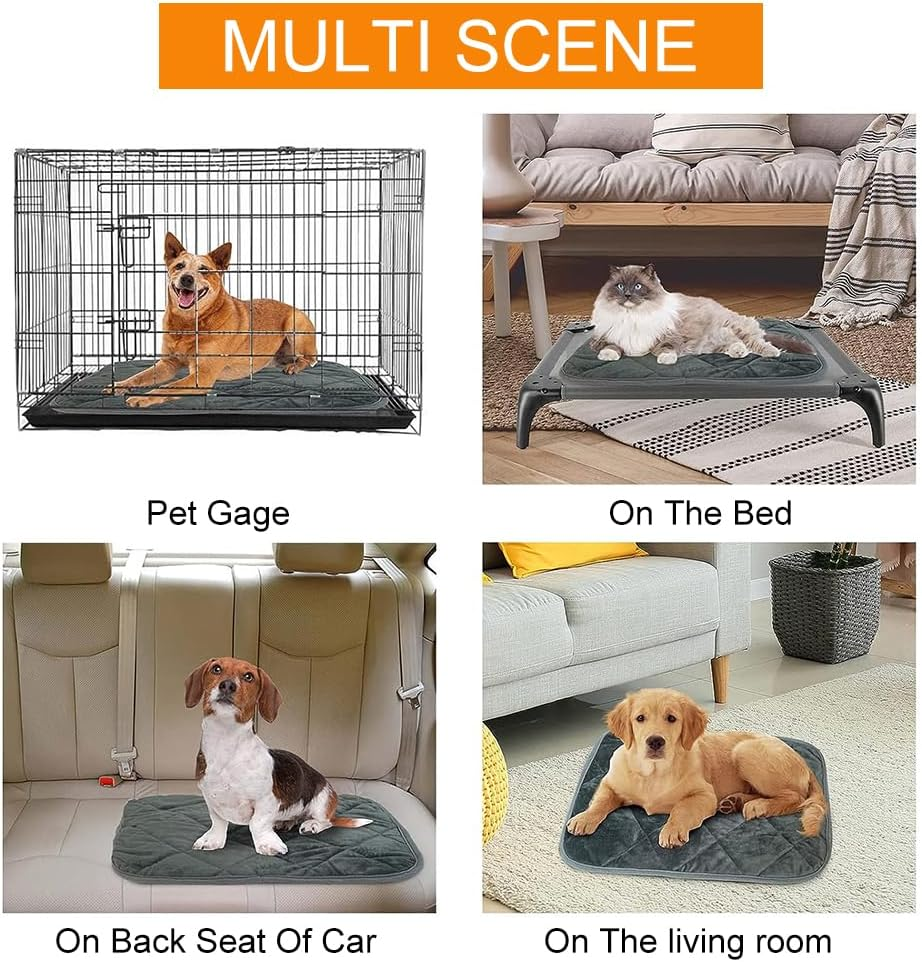 Self-Heating Blanket Cat and Dogs, 50 X 40 Cm, Cat Blanket, Fluffy Self-Warming Cat Blanket, Self-Warming Dog Blanket, Pet Heat Cushion for Indoor, Blanket for Cats and Dogs, Washable Thermal Blanket image number 3