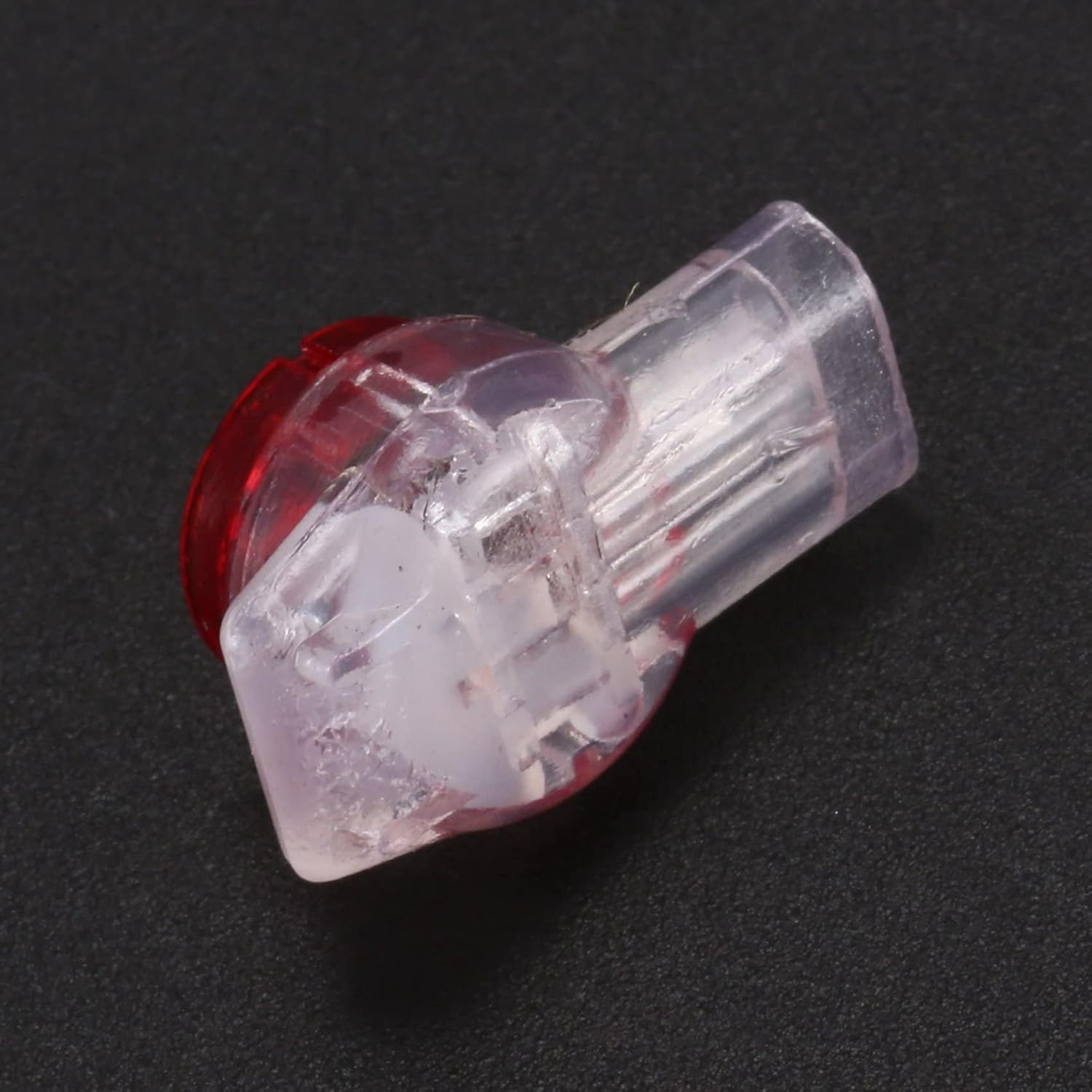 110PCS Gel Splice UR Connector 3 Port Wire Connectors (Red+Clear) image number 1
