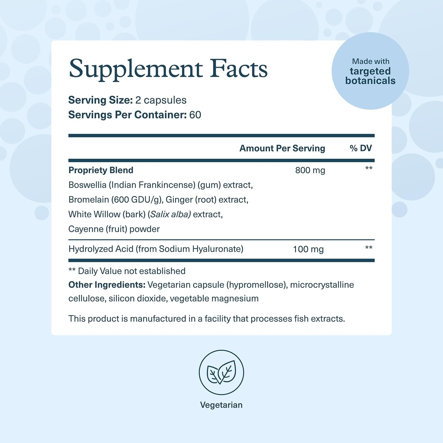 Youtheory Hyaluronic Acid Advanced with Boswellia, 120 Count (1 Bottle) image number 1