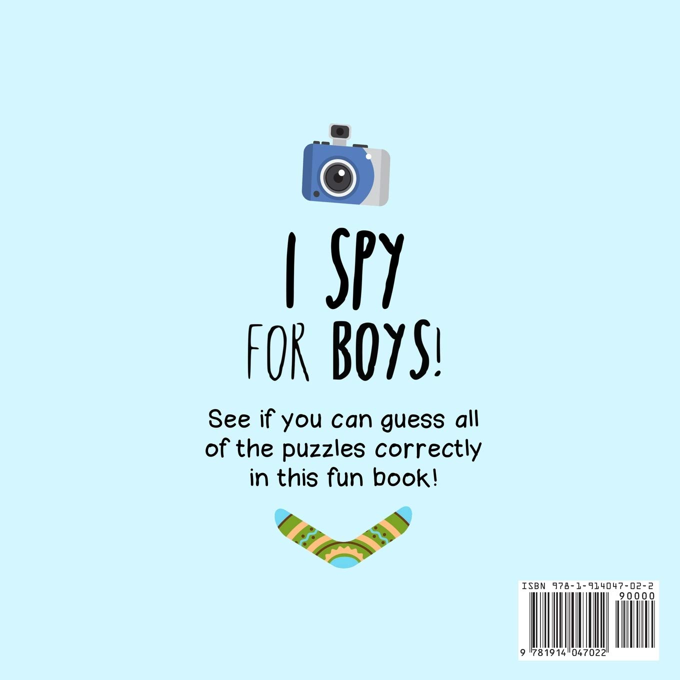 I Spy - for Boys!: a Fun Guessing Game for 3-5 Year Olds
