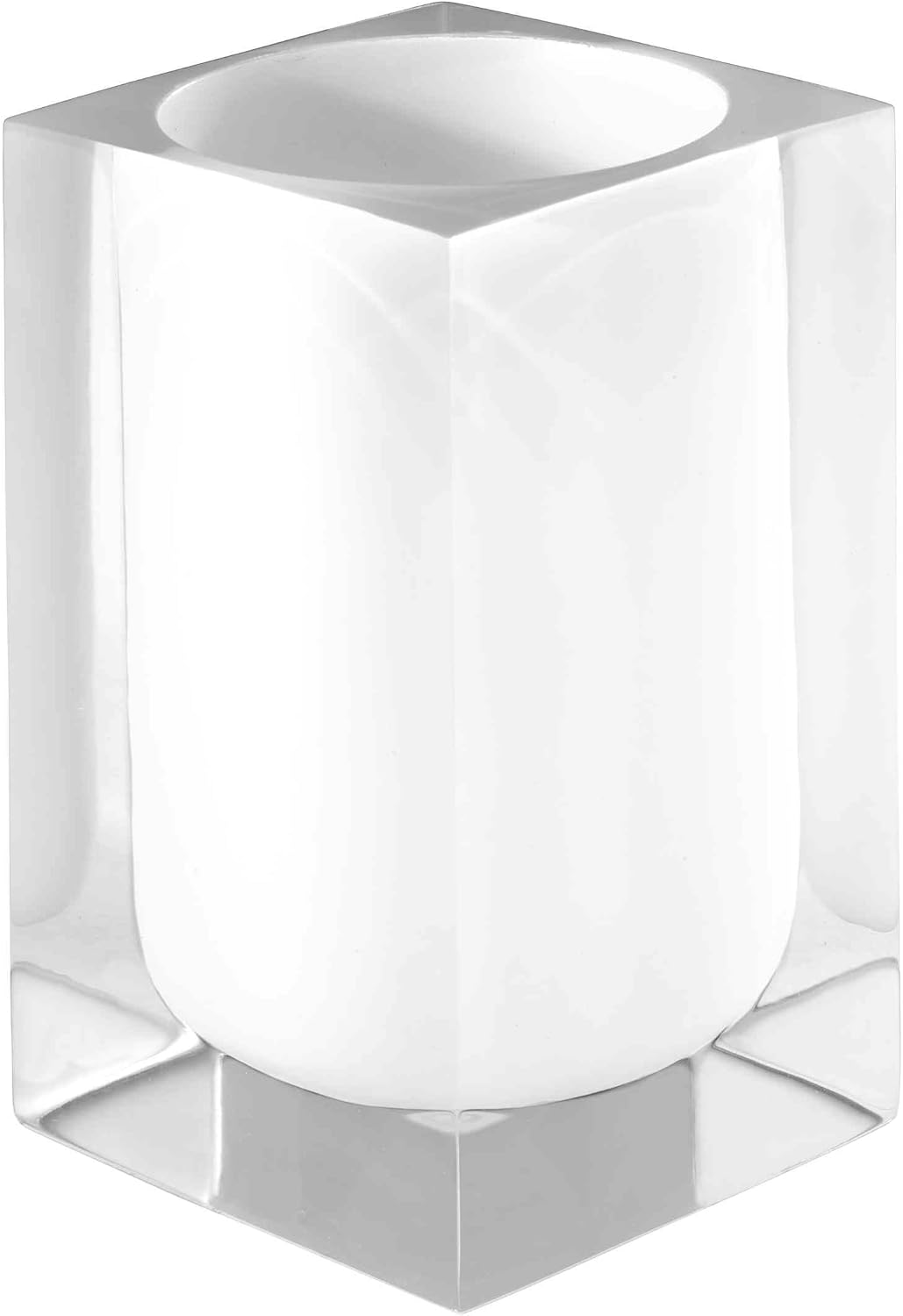 IZOD Accessories Resin Bathroom Essentials, Jar, Blue