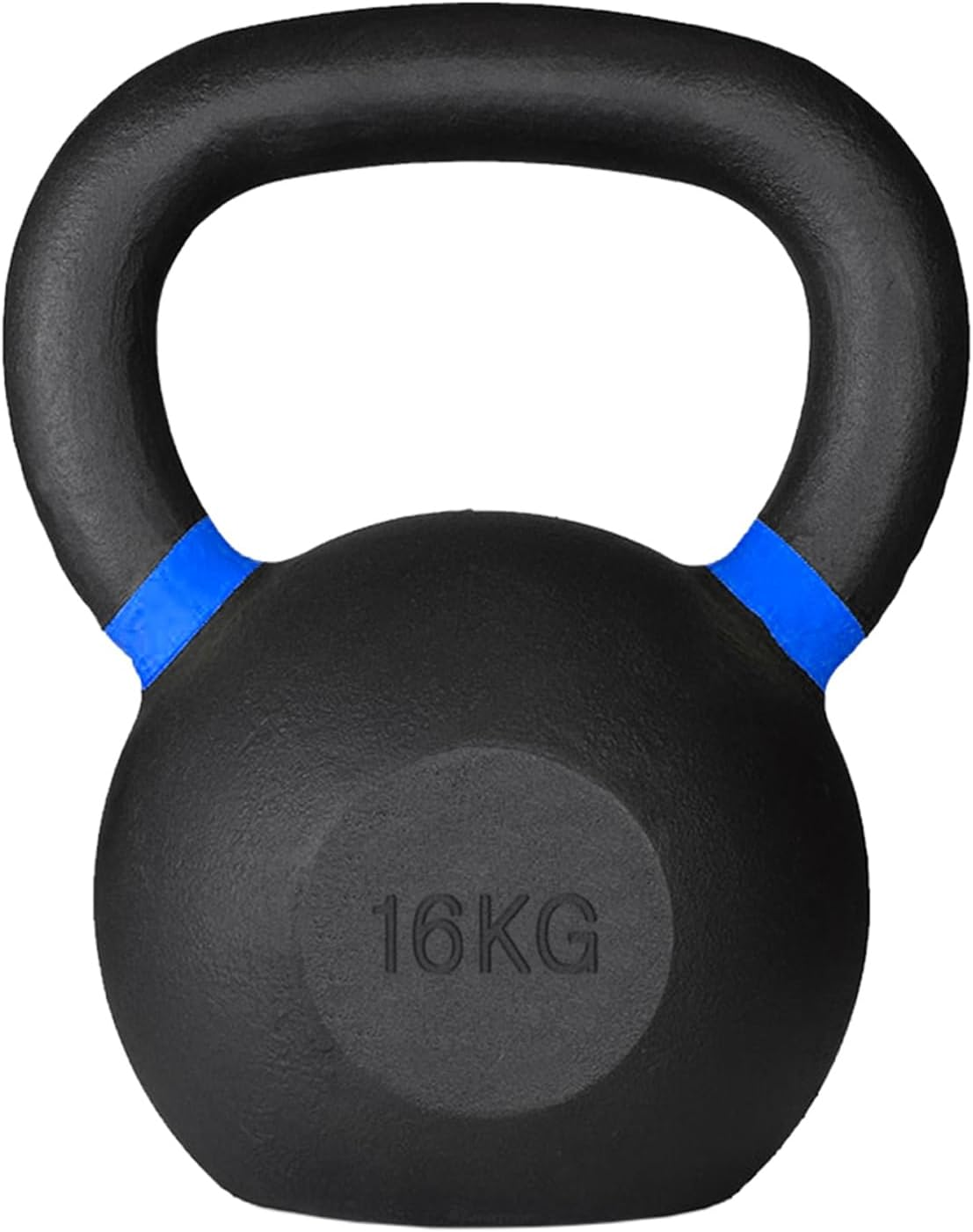 METEOR Essential Solid Cast Iron Kettlebell - Great for Full Body Workout and Strength Training Weightlifting