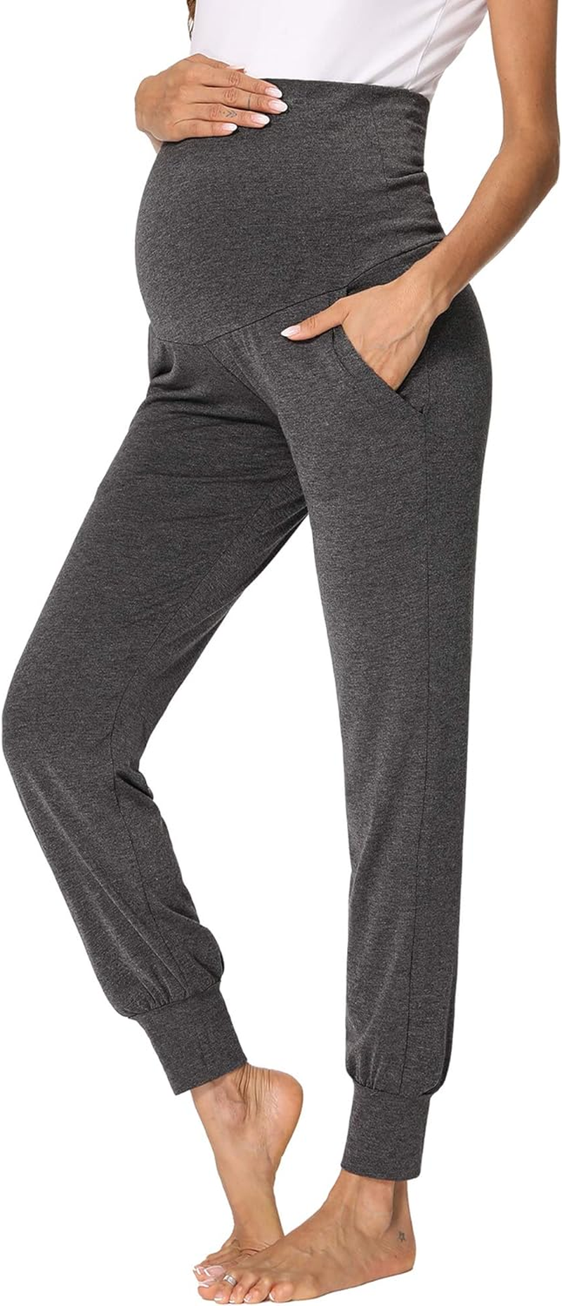 Fitglam Women'S Harem Capri Pants Comfy Cropped Yoga Jogger Workout Lounge Pants image number 4