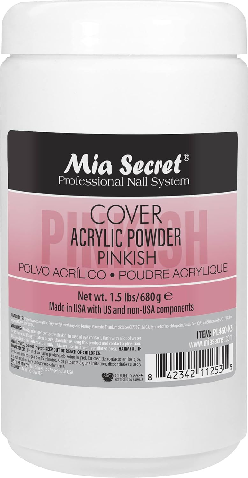 Mia Secret COVER PINKISH Acrylic Powder (1Oz) image number 4