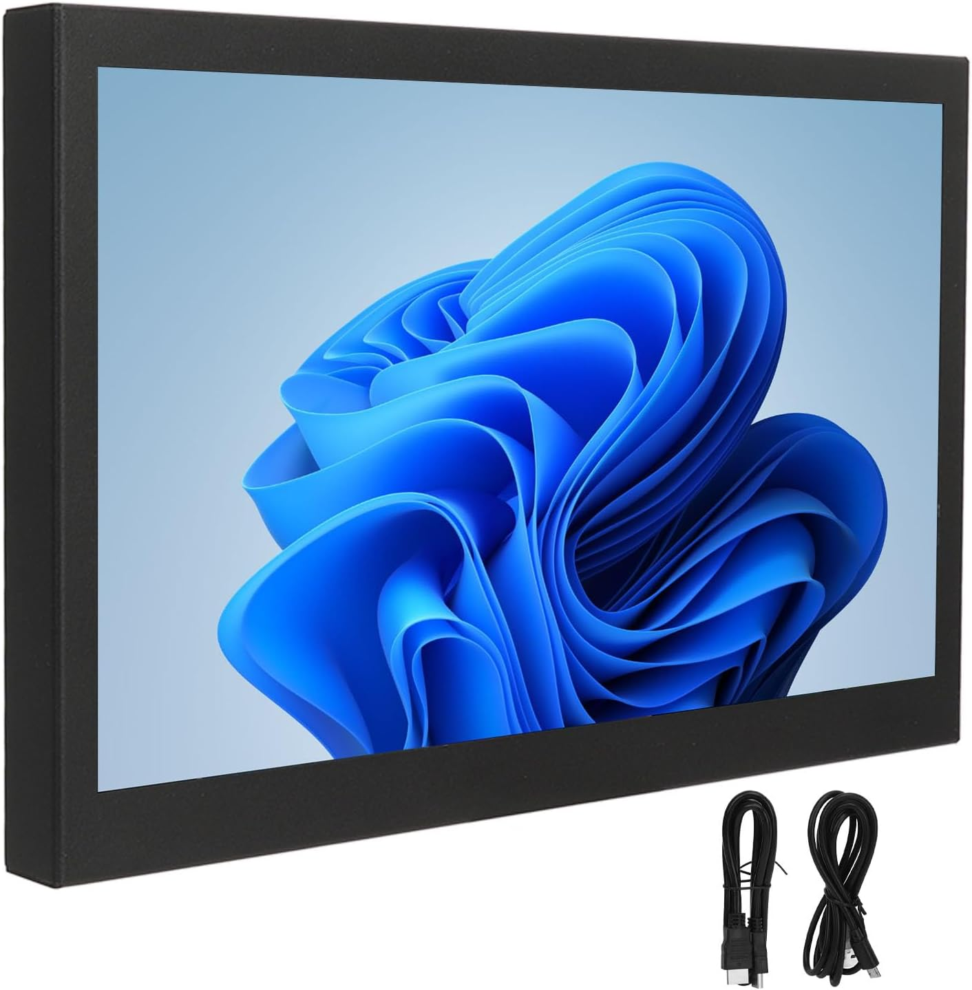 Portable Monitor 10 Inch 1024X600 HD Multimedia Interface with Built-In Speakers Plug and Play for Laptop Gaming Devices