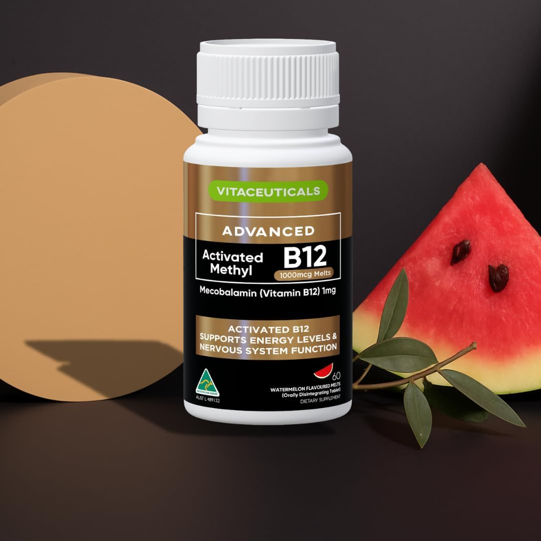 Vitamin B12 by Vitaceuticals | Energy Support, Fatigue Relief & Immune Health | 60 Fast-Dissolving Melts | Australian Made image number 4