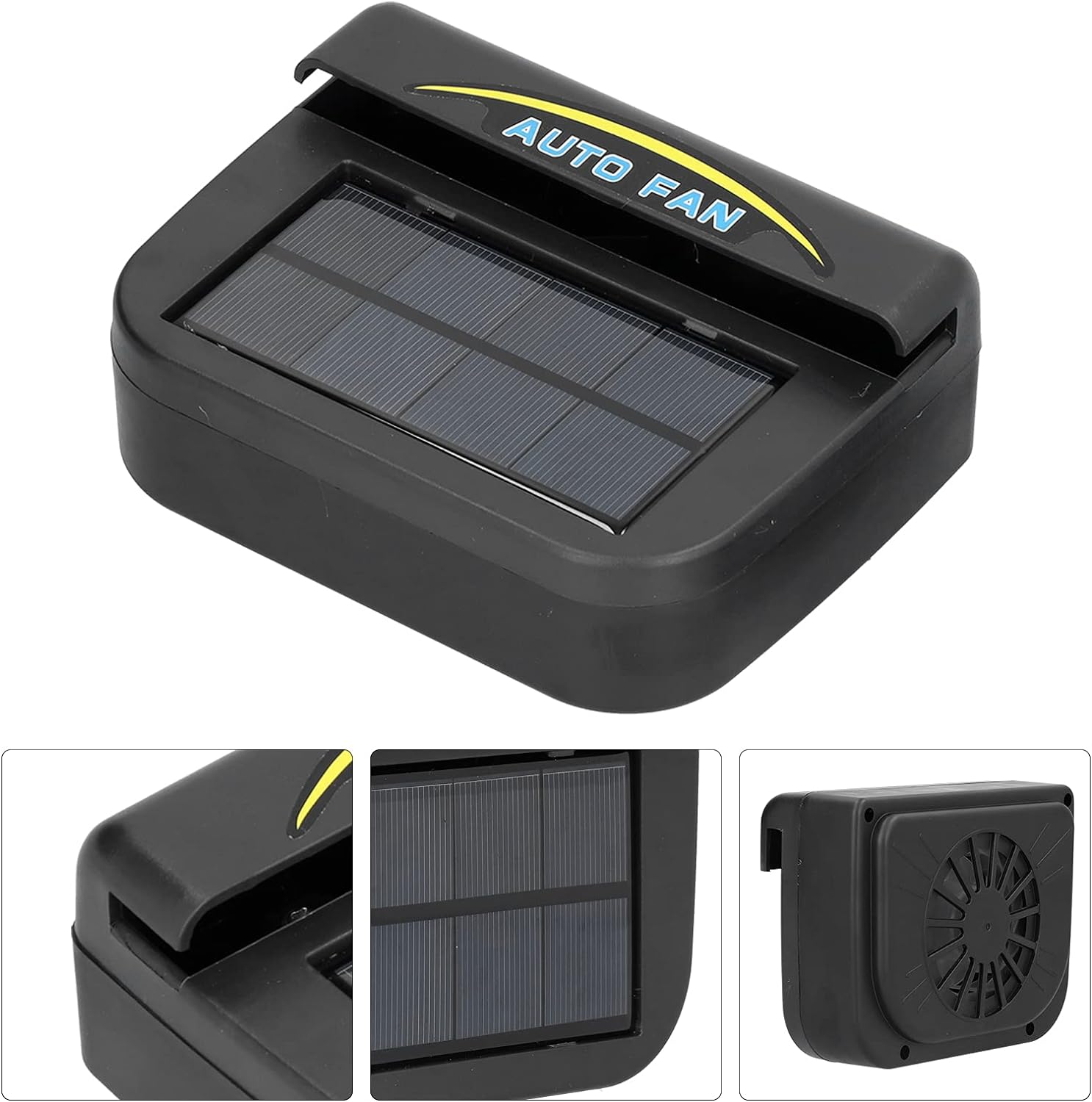 Car Exhaust Fan, Lightweight Car Ventilation Fan, Vehicle Ventilation Cooler, Solar Energy Ventilation Device, Demist Energy Conservation, for Vehicle image number 4