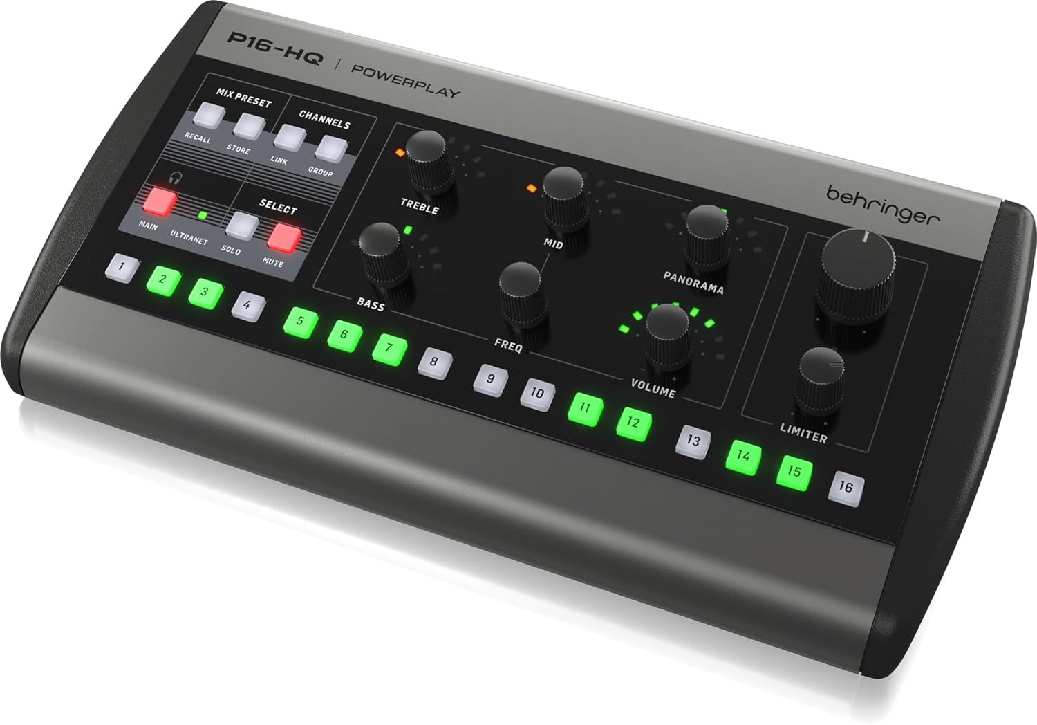 Behringer P16-HQ POWERPLAY 16-Channel Personal Monitoring Mixer image number 3