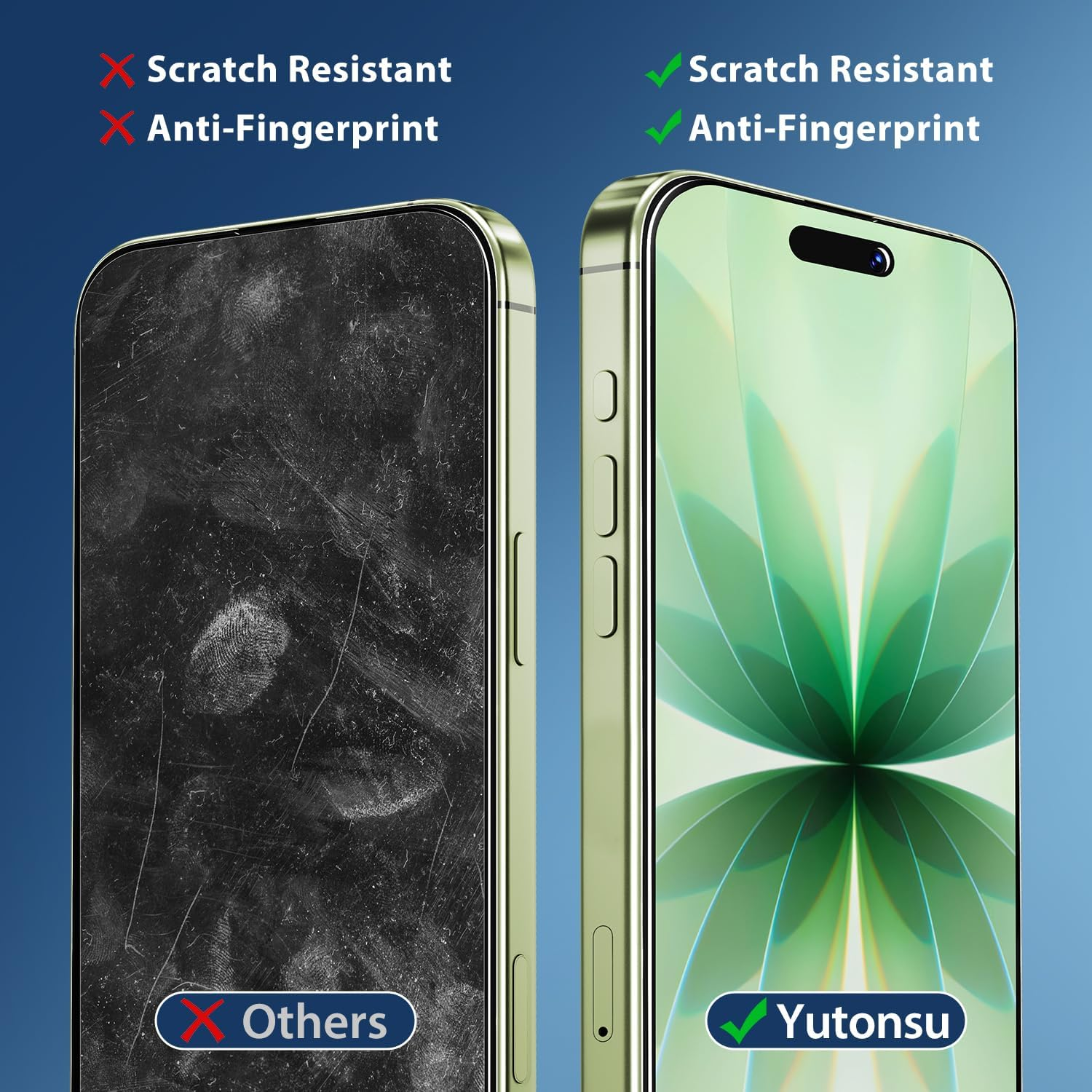 2 Pack Tempered Glass Screen Protector for Iphone 17 (6.3 Inch), 9H Hardness, anti Scratch, Bubble Free, Case Friendly image number 1