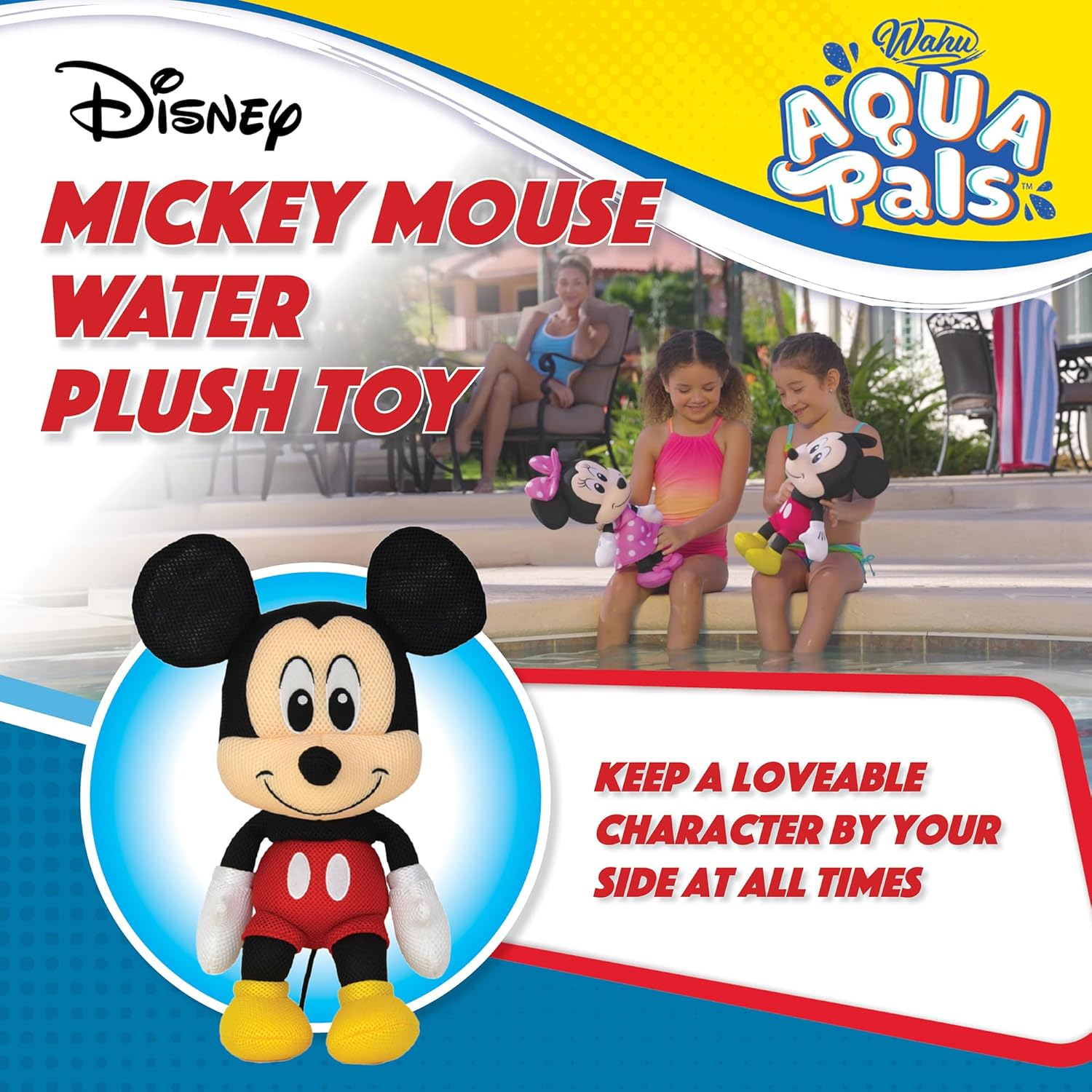 Wahu Mickey Mouse Aqua Pals, Medium image number 3