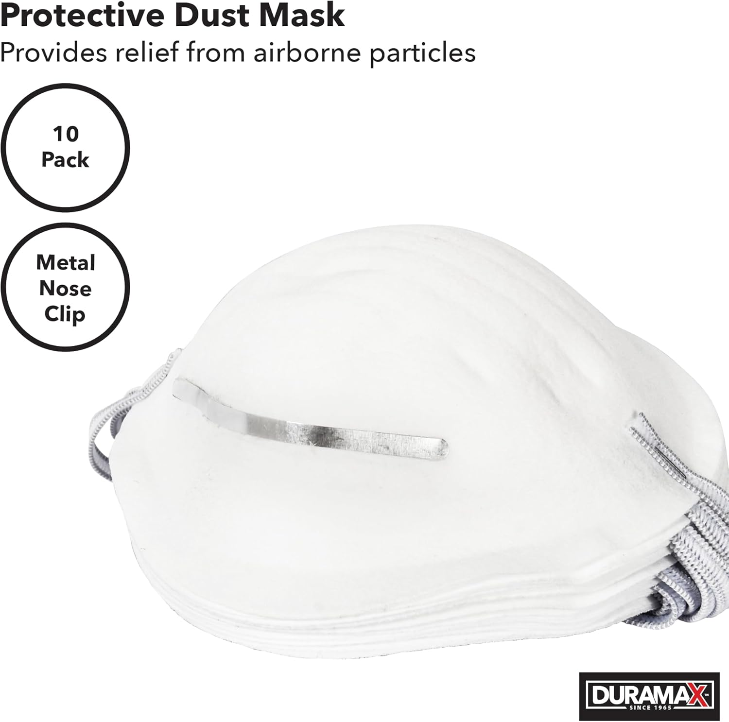 Duramax Protective Dust Masks 10-Pieces