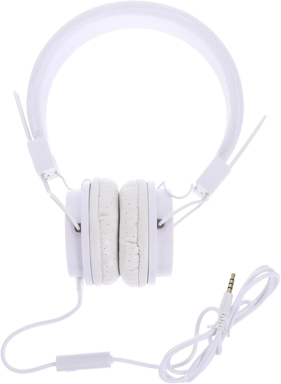 Tofficu Wired Over-Ear Gaming Headset Wired Control for Computer White Suitable for Gamers and Online Streaming image number 5