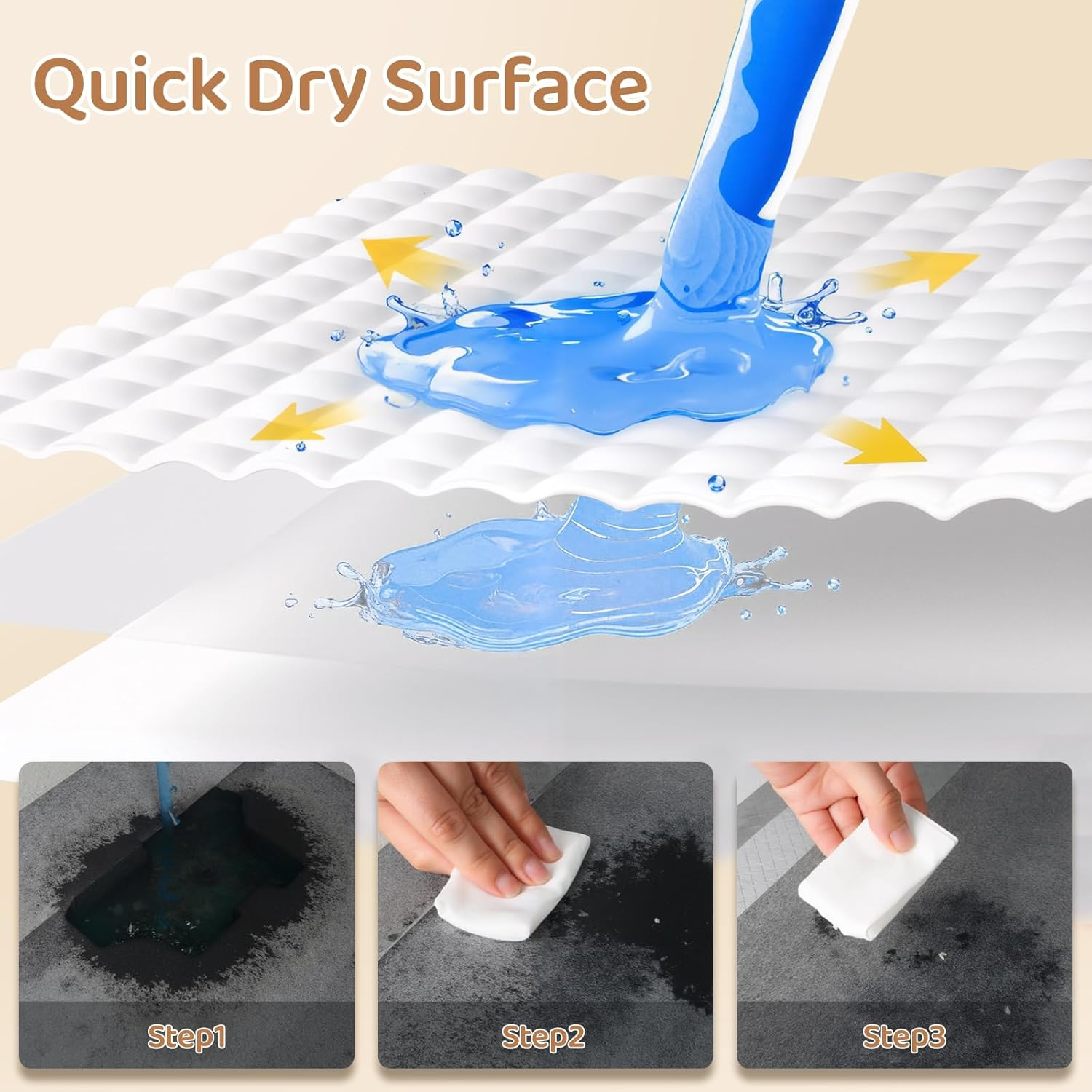 JORAGO Puppy Pads 100Packs - Bamboo Charocoal Dog Pee Training Pads, Disposable Dog Urine Pads, Leak Proof Quick-Dry & Super Absorbent Pet Piddle and Potty Pads for Puppies, Cats, Rabbits, 33X45Cm image number 4