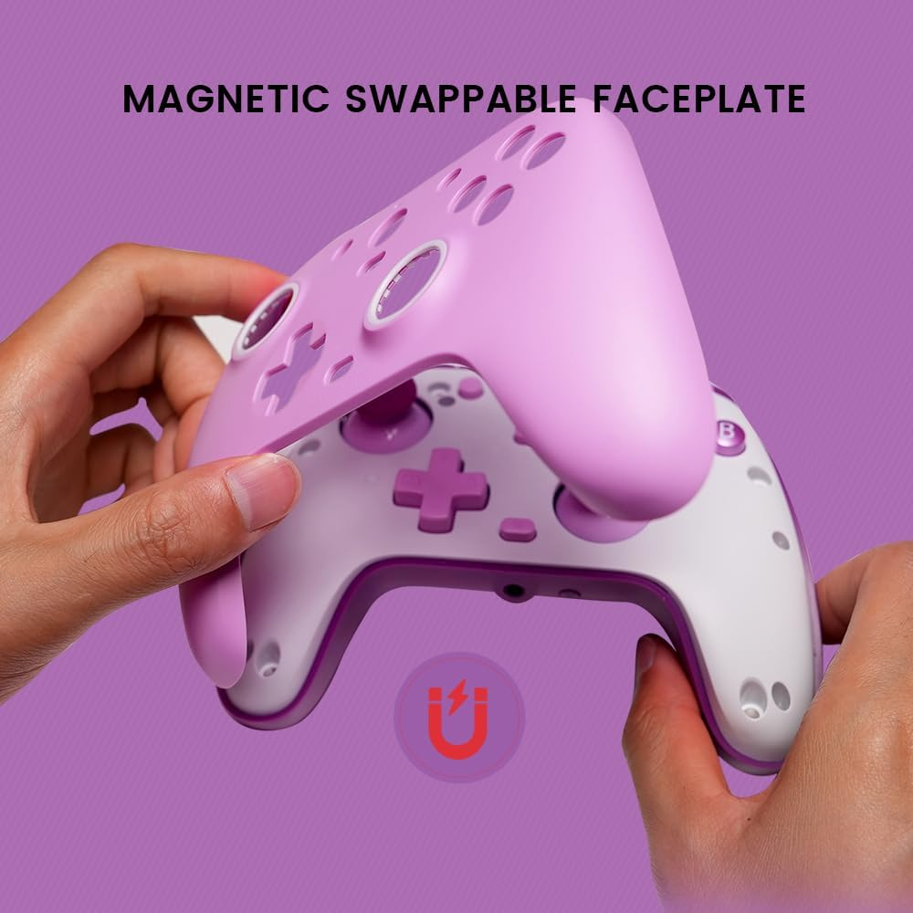 Gamesir G7 SE Wired Controller for Xbox Series X|S, Xbox One & Windows 10/11, Plug and Play Gaming Gamepad with Hall Effect Joysticks/Hall Trigger, 3.5Mm Audio Jack （Purple) image number 6