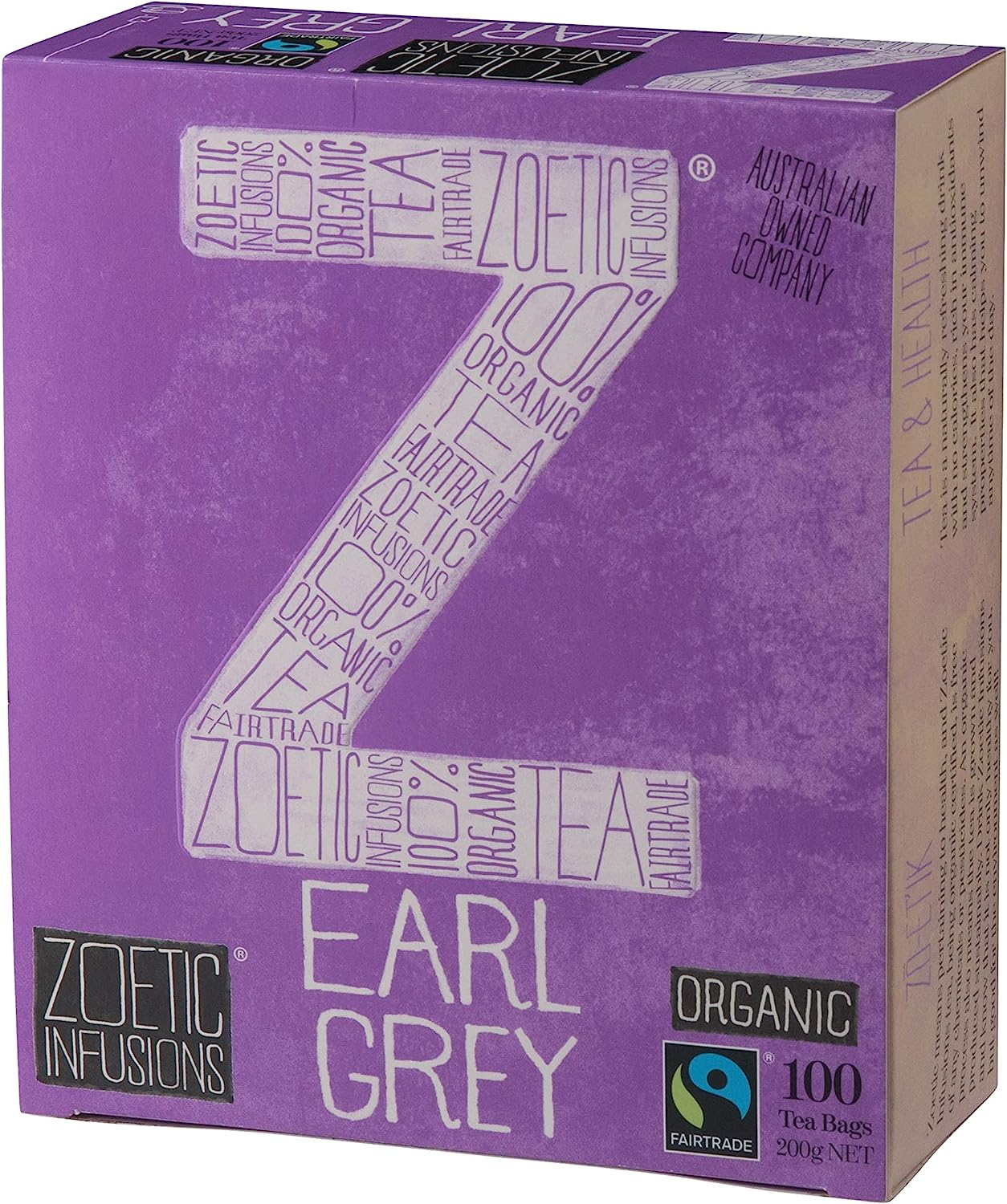 Organic Earl Grey Tea Bags 100 Pack image number 2