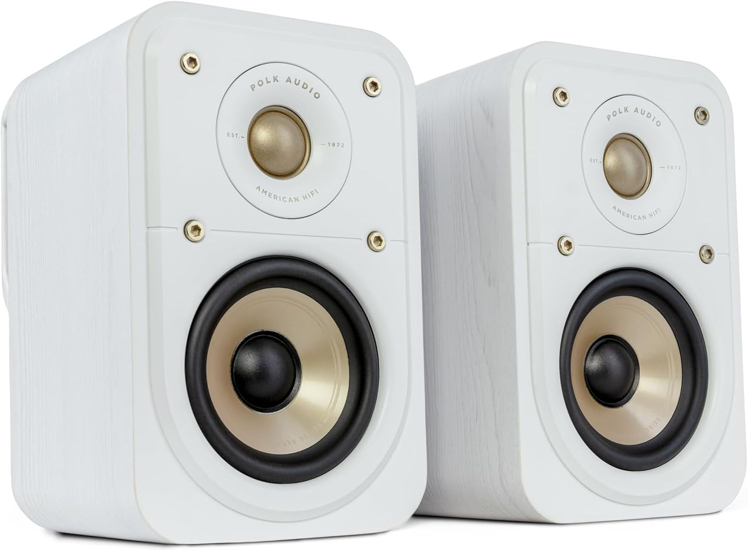 POLK AUDIO Signature Elite ES10 High-Resolution Surround Speakers for Home Theater, Stereo Speakers, Satellite Speaker, Hifi, Compatible with Dolby Atmos and DTS: X (Pair of 2) - White image number 7