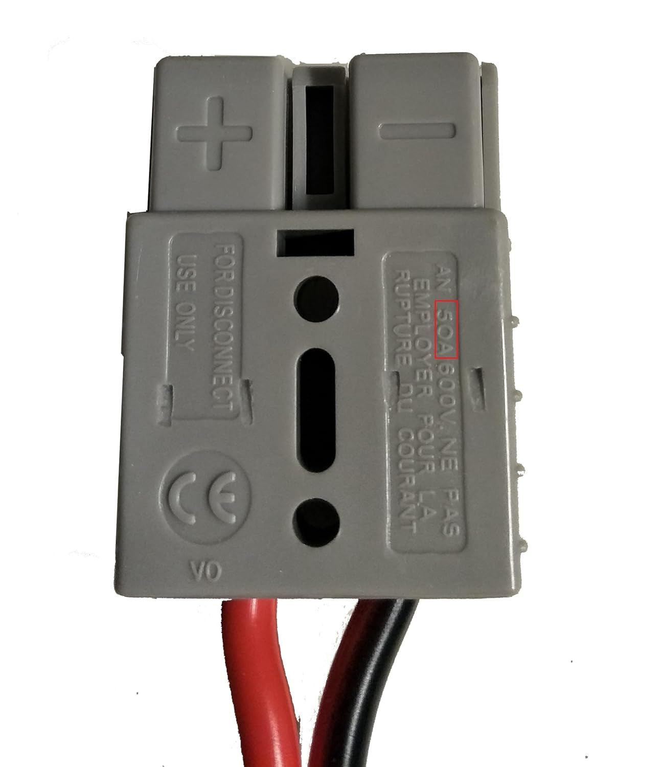 Custom Cable 50A Anderson Lead Cable. Customized Length and Wire Gauge. (4.59Mm^2 Wire, 2M)