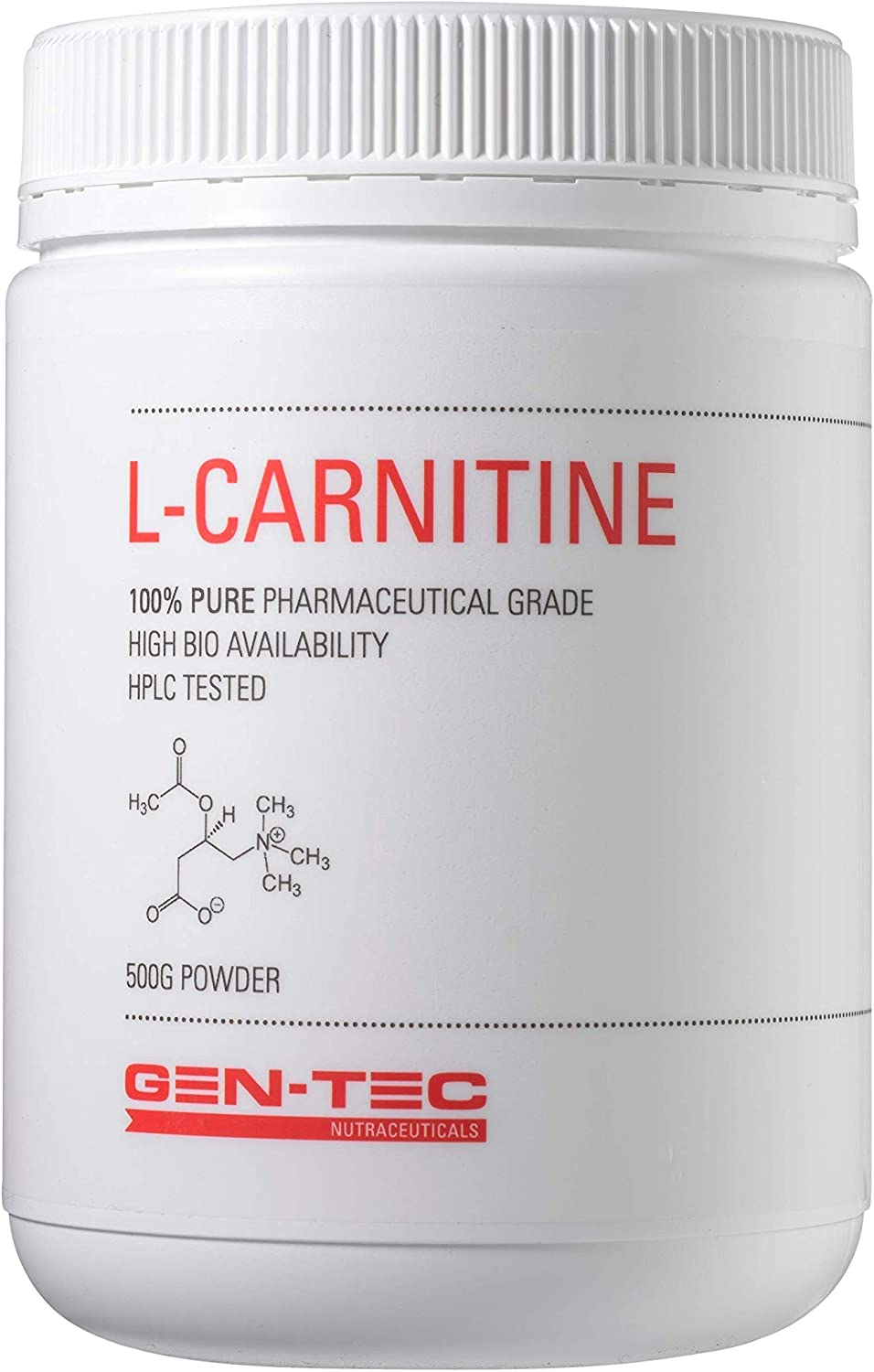 Gen-Tec Nutrition L-Carnitine Powder, 500 Grams