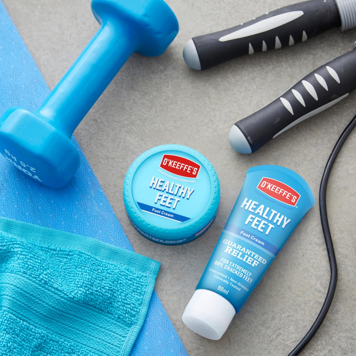 O'Keeffe'S Healthy Feet Foot Cream Tube, 80 Ml, Pack of 2 image number 1