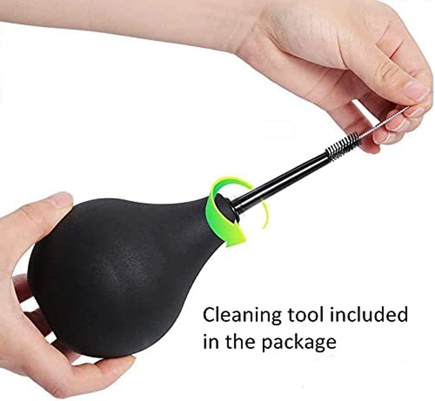 Melao Enema Bulb for Men, Douche for Women, Reusable Vaginal or Cleaner with Soft and Smooth Nozzle, 224ML (Black) image number 5