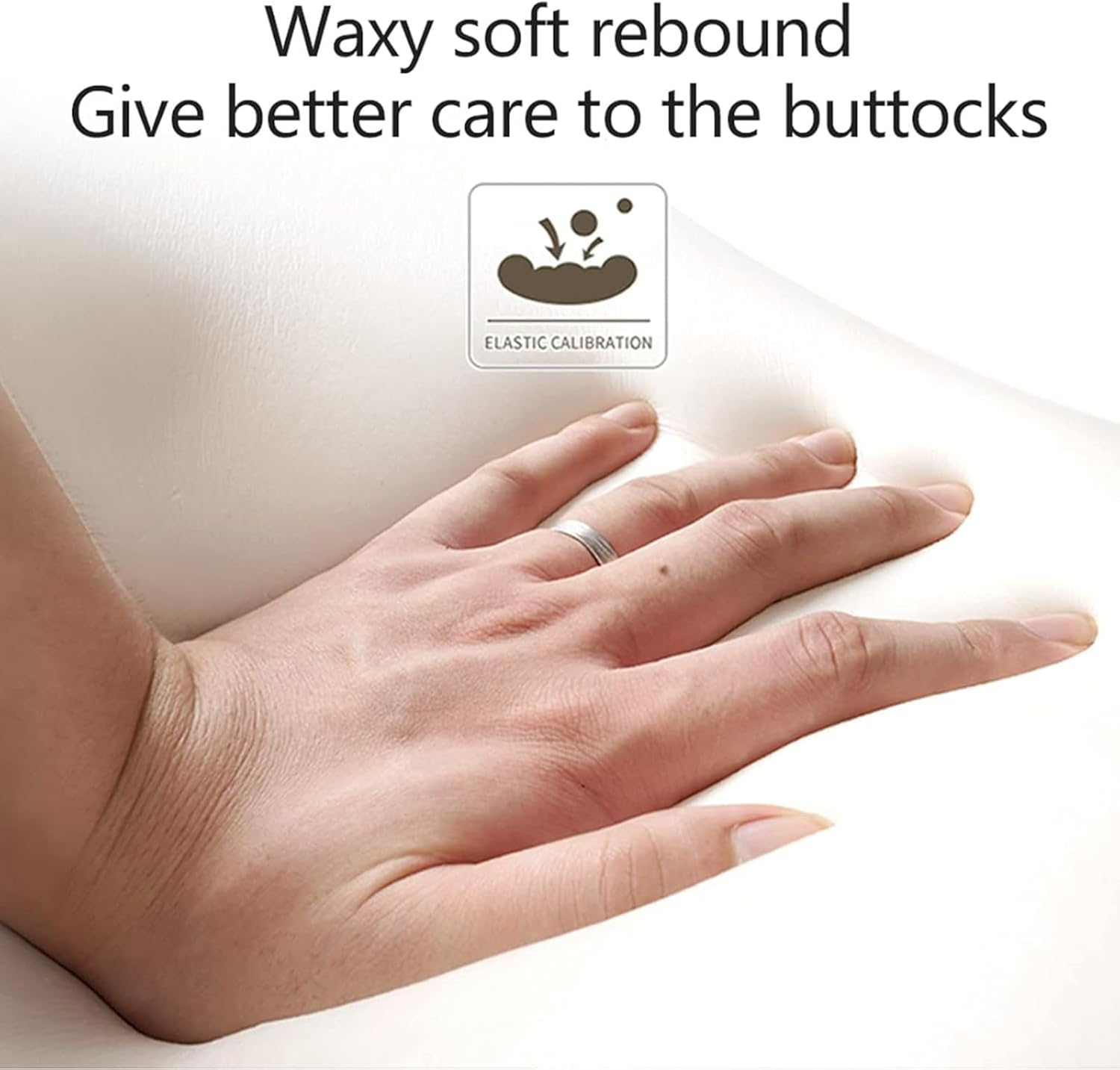 AIJOY Adult Car Booster Seat, Portable Car Seat Cushion Pad for Driving, Soft Car Seat Cushion for Height, Effectively Increase the Field of View by 10Cm/ 3.9In, for Car Office Home, Black image number 3