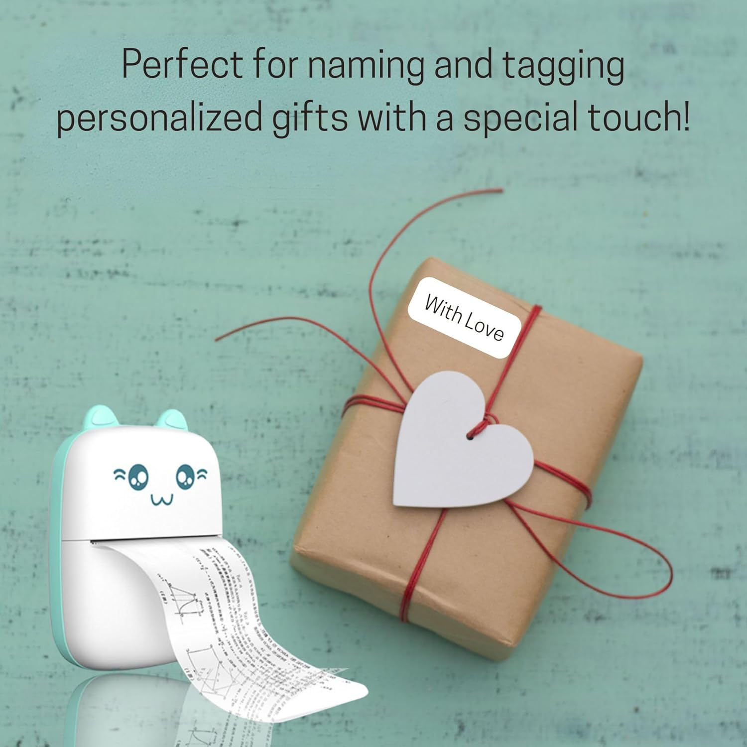 Mini Label Maker - Portable Bluetooth Label Printer with Tape - Compact & Rechargeable for Home, Office, and Organization - Easy-To-Use Smart Label Maker for Storage and Crafting image number 1