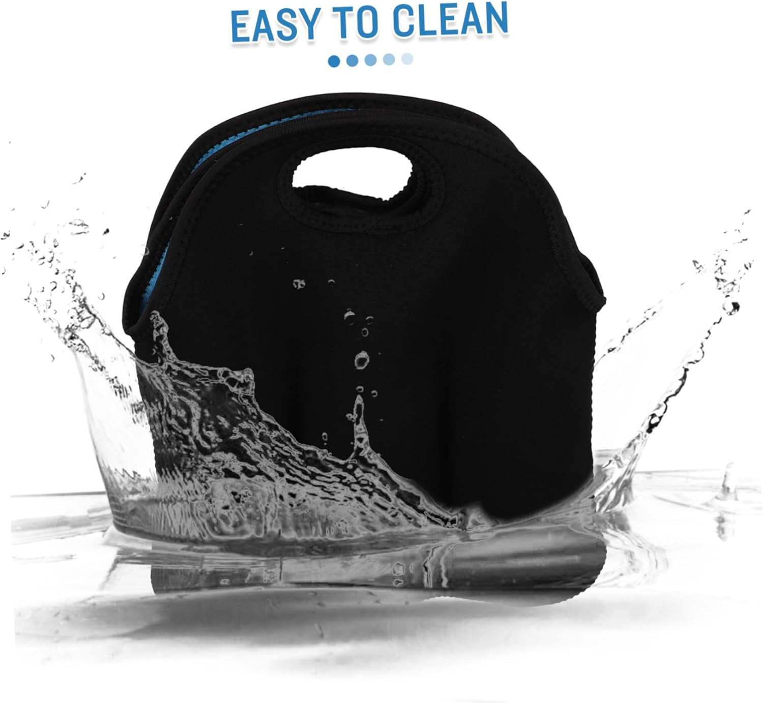 ULTECHNOVO Beer Bottle Cooler Sleeve Neoprene Beer Can Carrier Tote Bag with Handle for Outdoor Parties and Picnics 6Pcs Blue image number 4