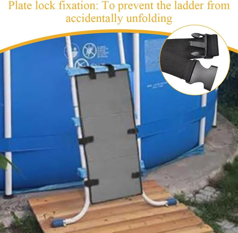 Bunk Bed Ladder Lock Board, Protective Foam Stepladder Step Cover, Secure Stairs Plate for Children Prevent from Climbing image number 4