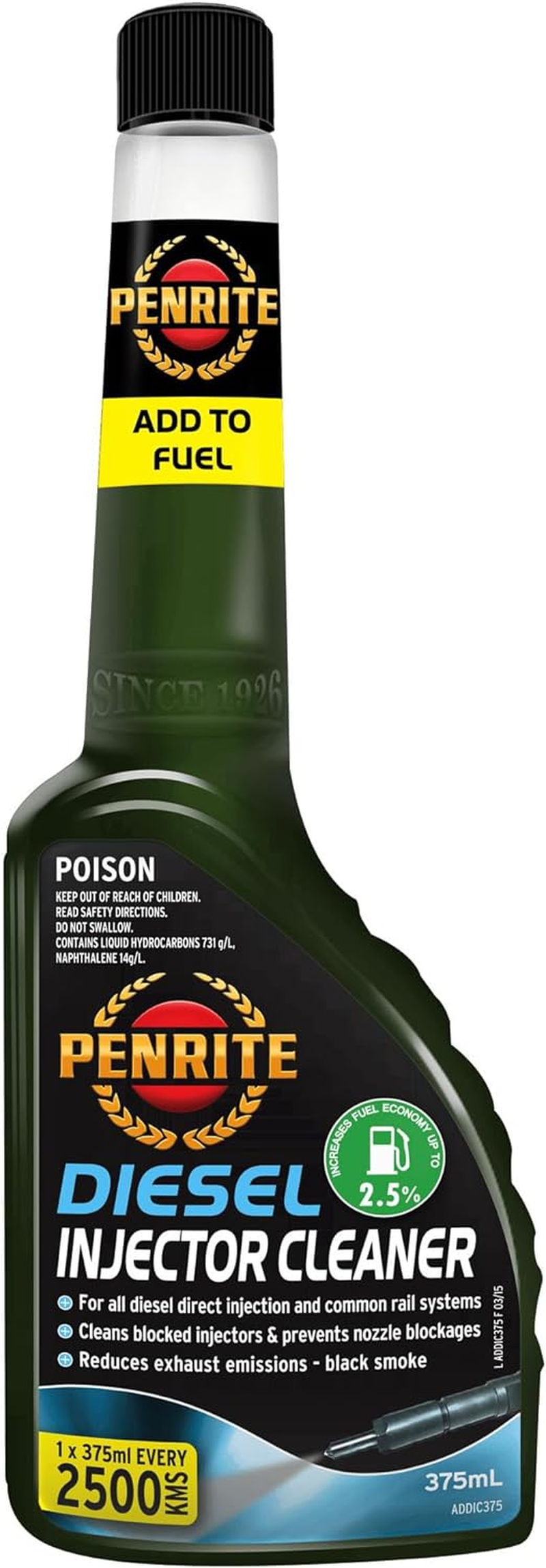 Penrite Diesel Injector Cleaner Additive 375 Ml