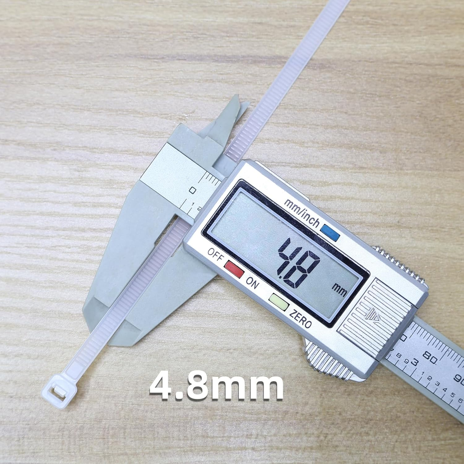 YAMXIN Cable Ties White 300Mm X 4.8Mm Pack of 250 Self Locking Cable Ties for Cable Management, Gardening and Electrical Installation