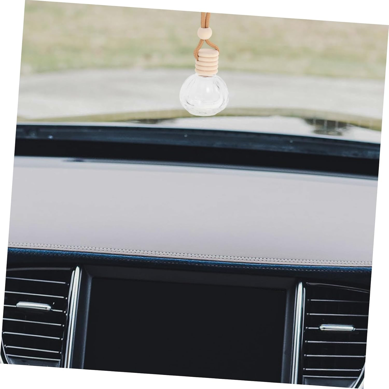 6Pcs Car Aromatherapy Essential Oil Storage Bottles Perfume Diffuser for Car Stylish Hanging Air Freshener Unique Design Relieve Driving Fatigue and Create Fresh Atmosphere image number 3