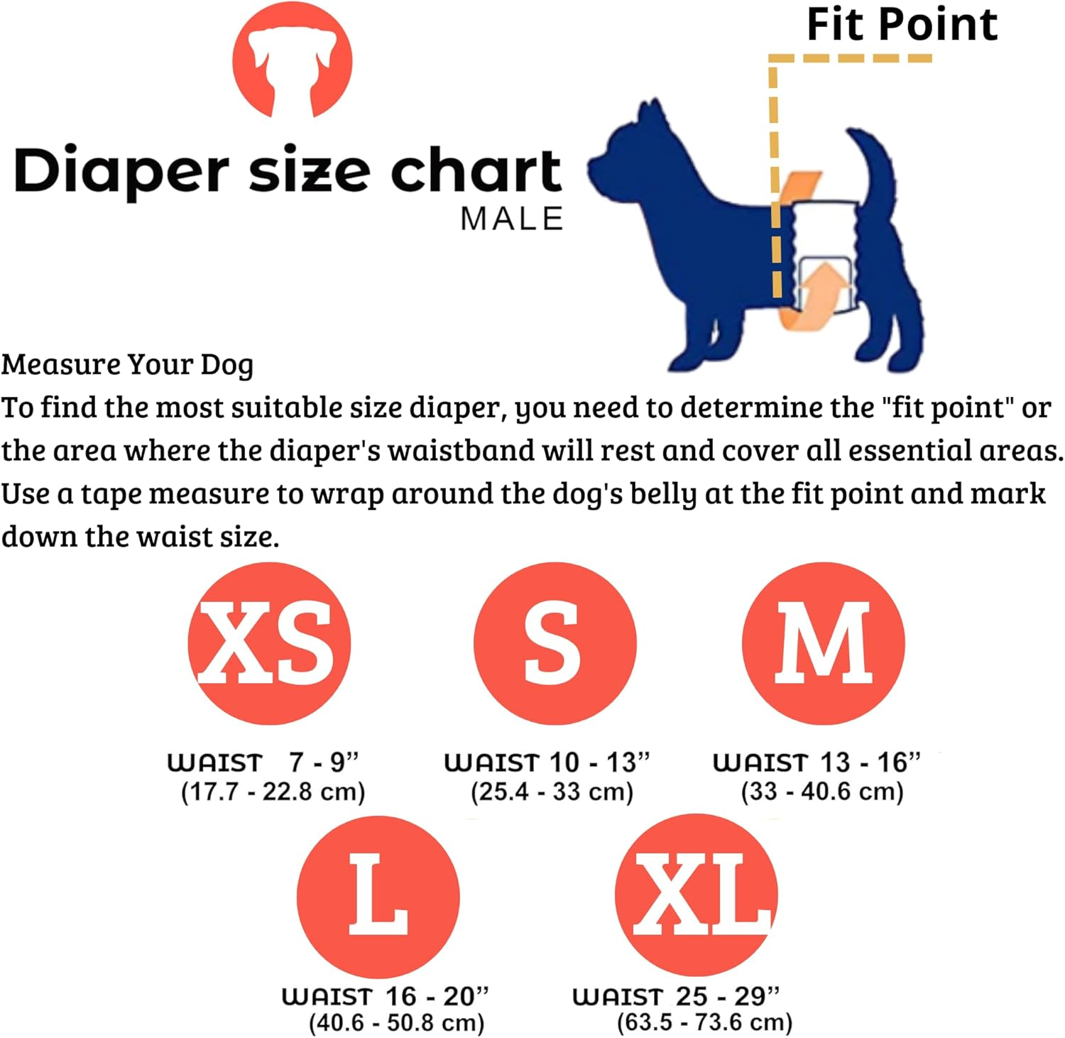 Male Dog Wraps Washable & Reusable by PETTING IS CARING - Belly Band Diapers Materials Durable Machine Washable Simple Solution for Pets Incontinence image number 1