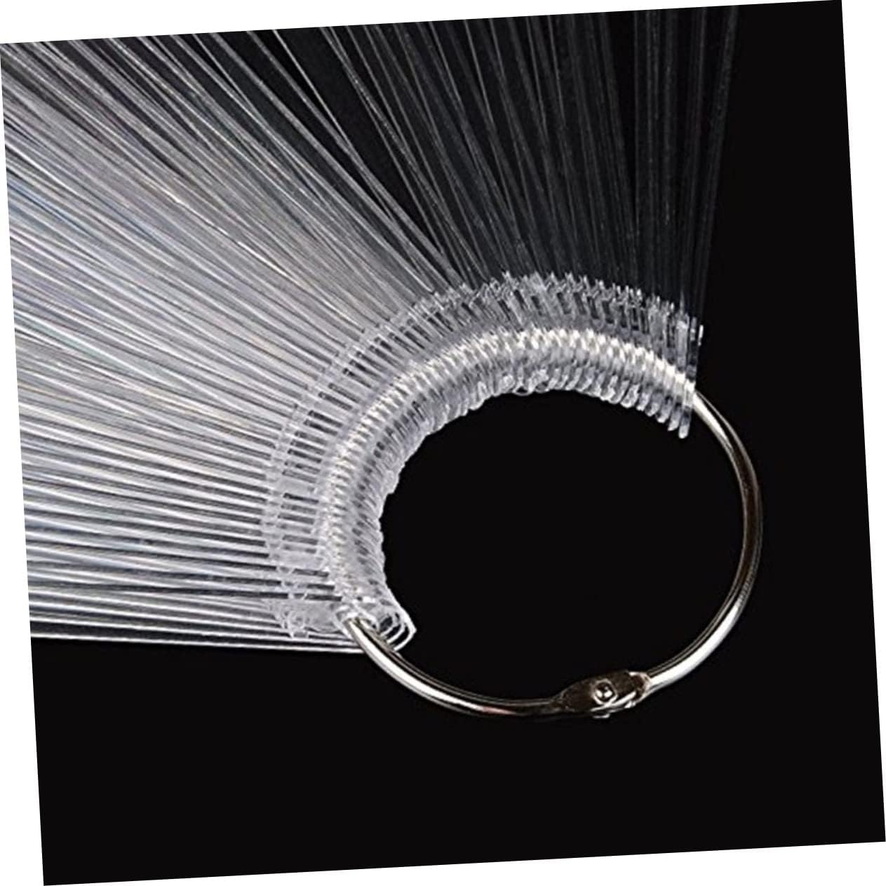 DEARMAMY 50Pcs Nail Display Boards False Nail Art Tips Sticks Polish Plate Practice Templates image number 5