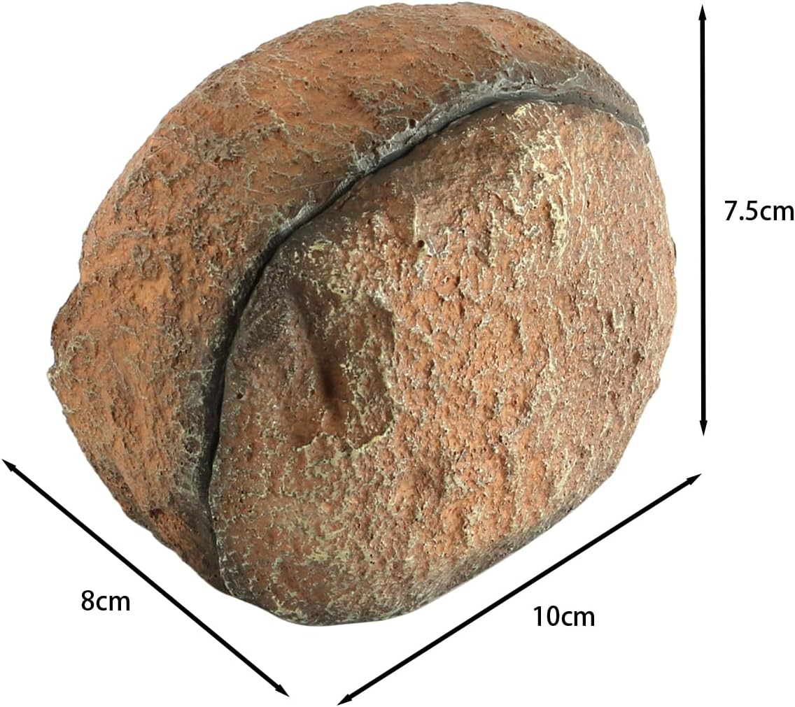 VOANZO Aquarium Rocks Hiding Shelter Rocks Aquatic Pet Rock Caves Solid Aquarium Shrimp Caves Magnetic Aquarium Caves Fish Tank Magnet Shelter House Removable Garden