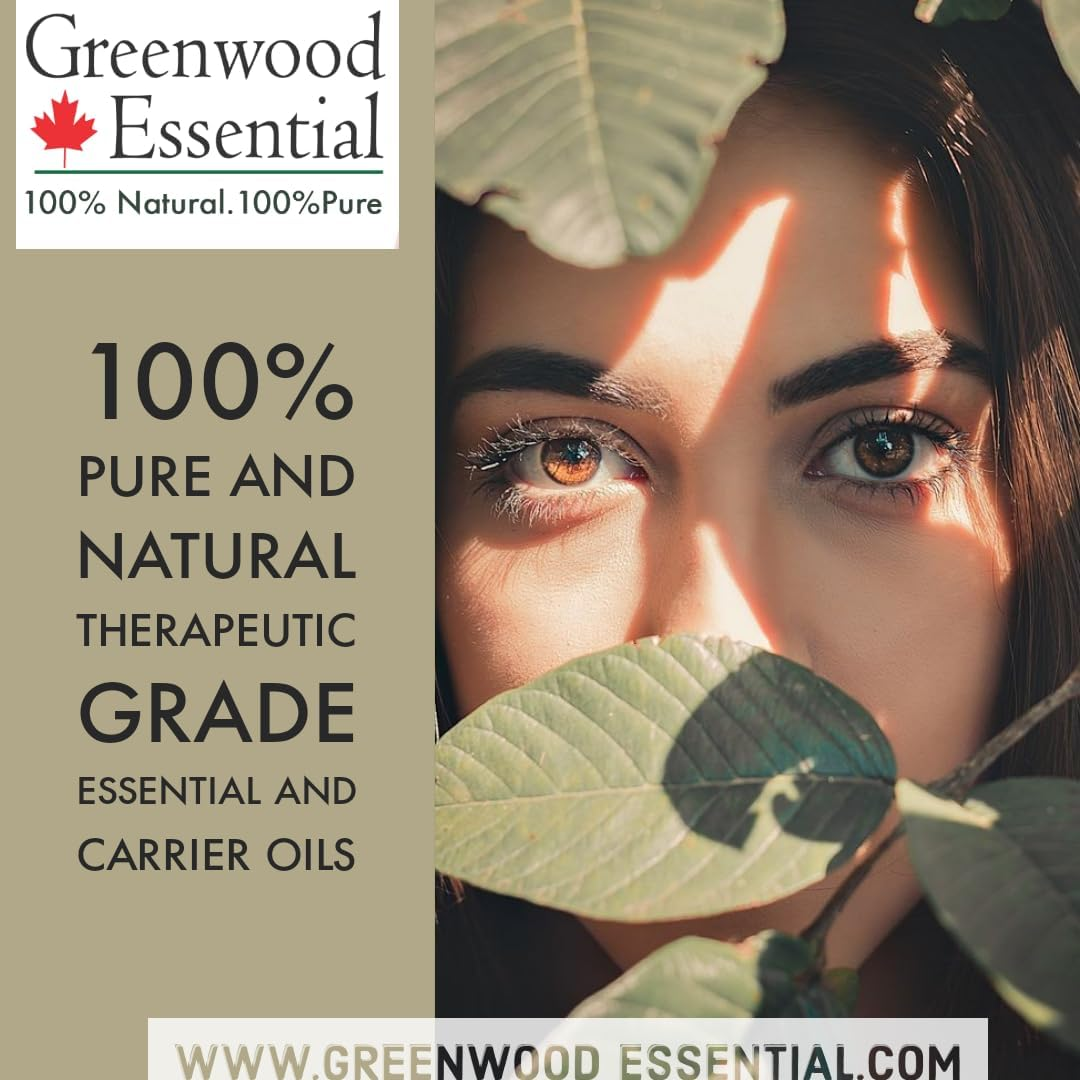 Greenwood Essential Natural Squalane Oil (Derived from Olives)| Infused | Pure | Non-Sticky | Lightweight | for Hair Care Routines | Men & Women | Traditional Use | Natural | 15Ml X 2 (1 Oz) image number 1