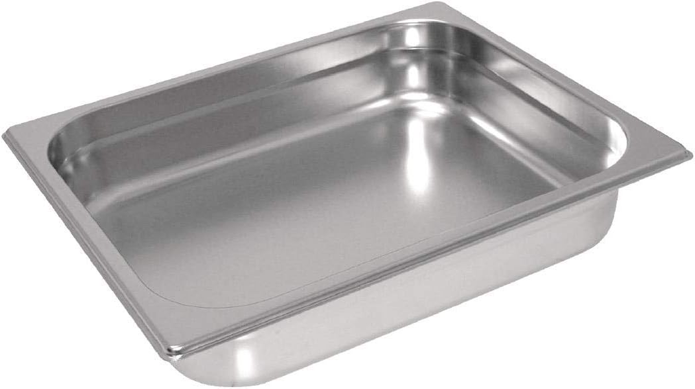 Vogue Heavy Duty 1/2 Gastronorm Stainless Steel Pan, 65 Mm Heigth