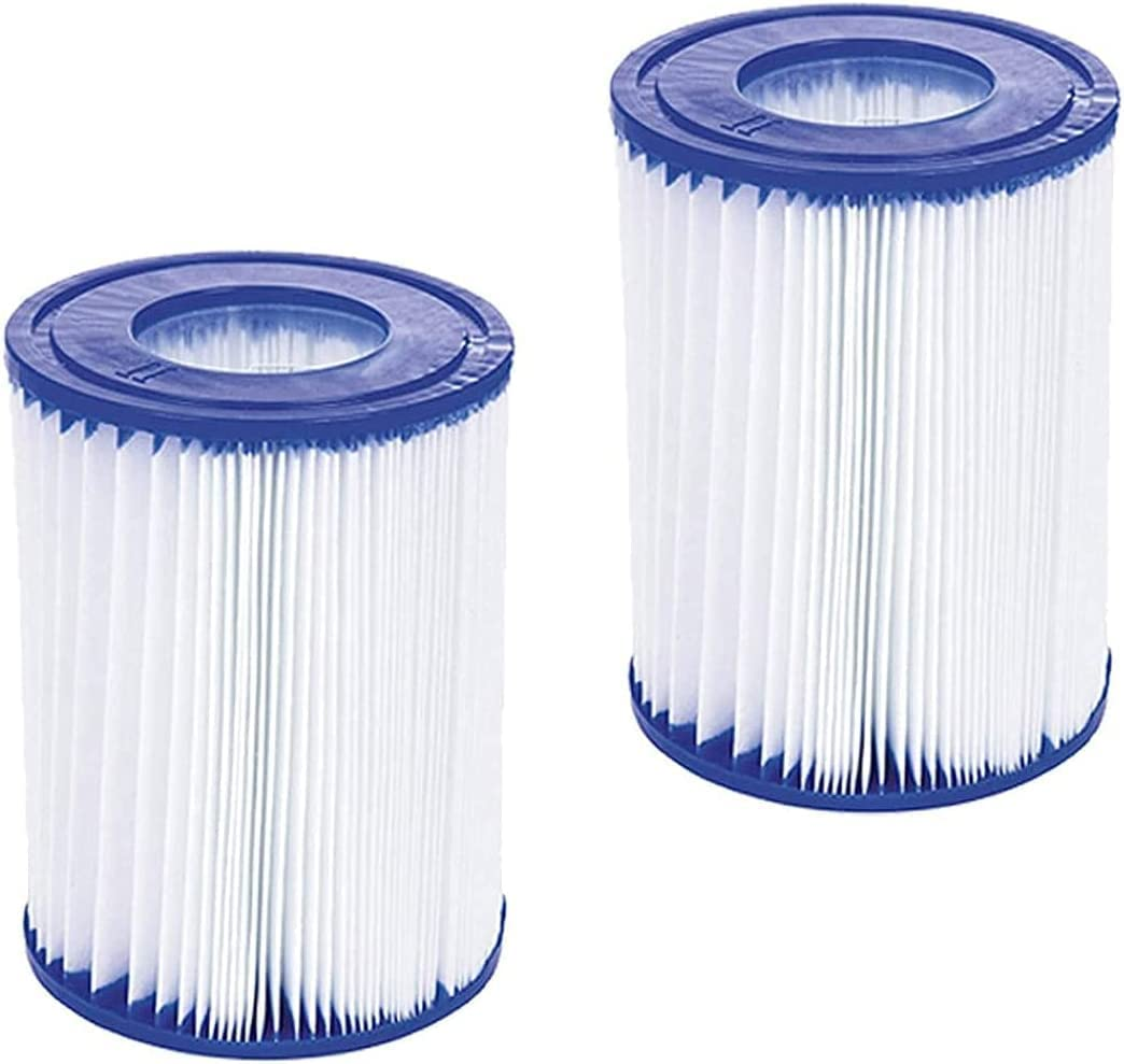 Wuyan 2 Pack Swimming Pool Filter Compatible for Bestway Cartridge II, Replacement Hot Tubs Filter Compatible with Lay Z Spa Filter Pump image number 5