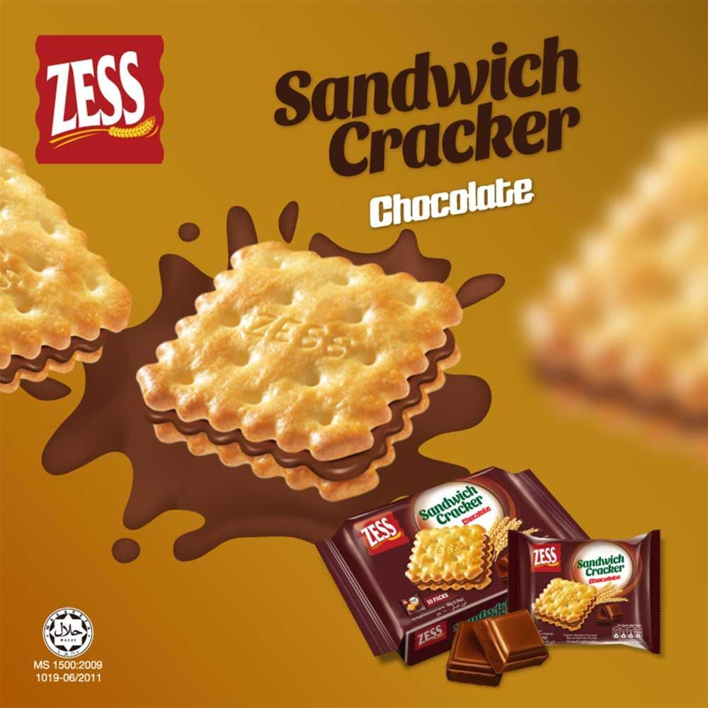 Zess Chocolate Sandwich Cracker, 180 G (Pack of 2) image number 3