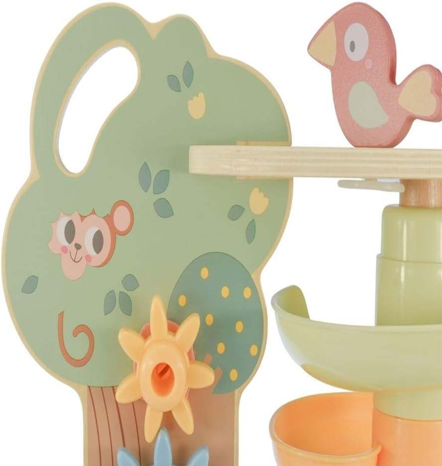 Tooky Toy TJ632N - My Forest Friends Rolling and Stacking Activity Set - Woodland-Themed Toy Set