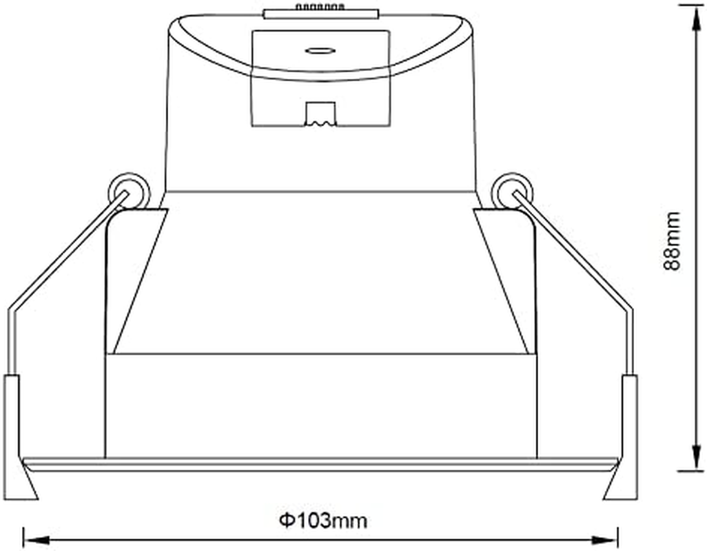10X CROWN LIGHTING 10W SMD LED Deep Set Anti-Glare round Recessed Downlight image number 2