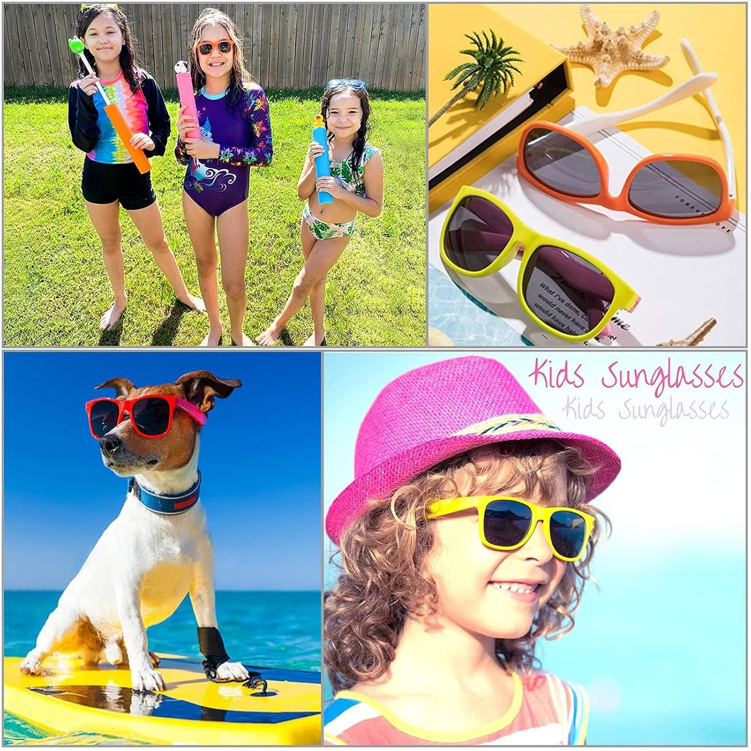 12 Pack Multi Coloured Sunglasses Perfect for Birthdays Party Gifts or Simply to Wear Outdoors image number 1